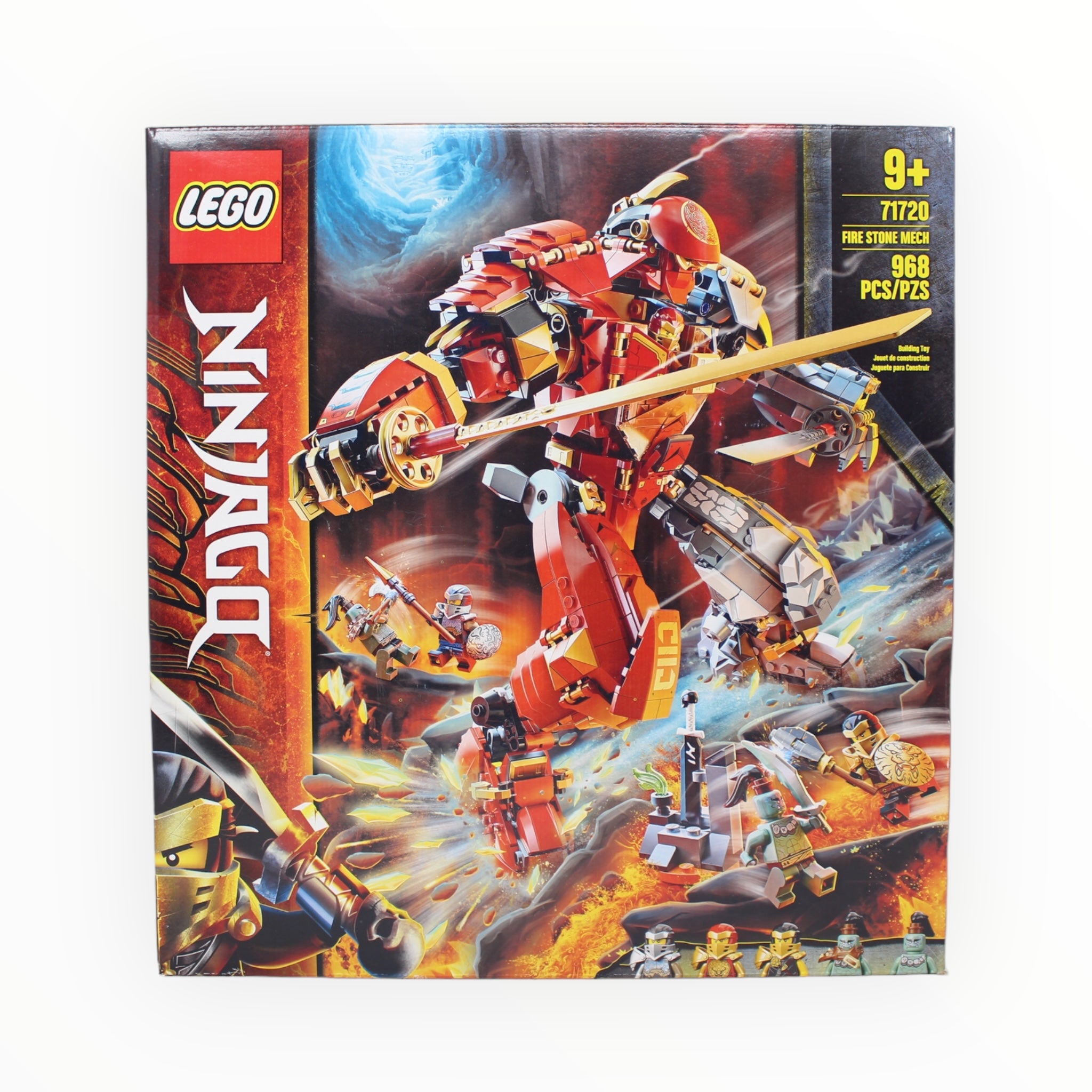 Lego ninjago fire discount stone mech price