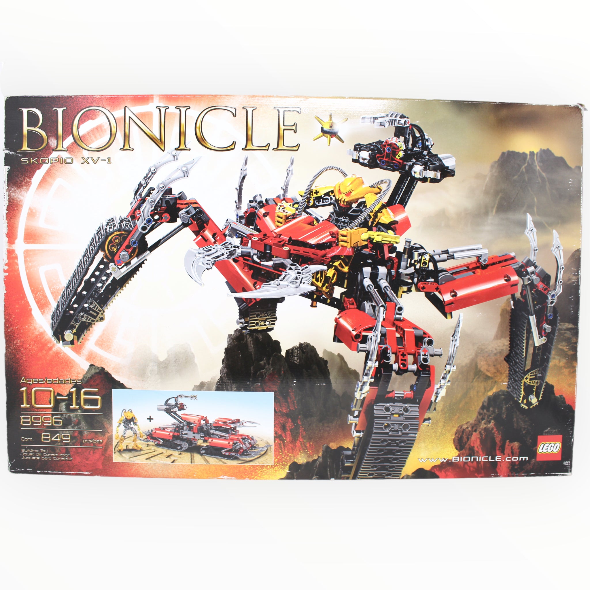 Certified Used Set 8996 Bionicle Skopio XV-1