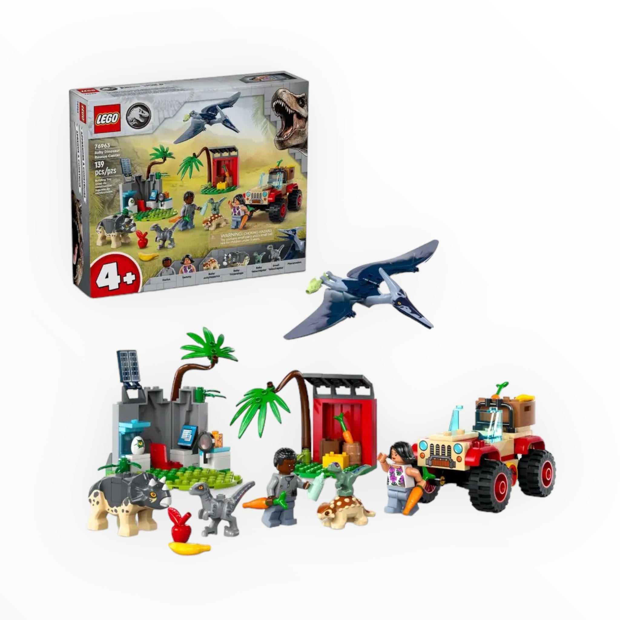 Lego jurassic world small 2024 dinosaur