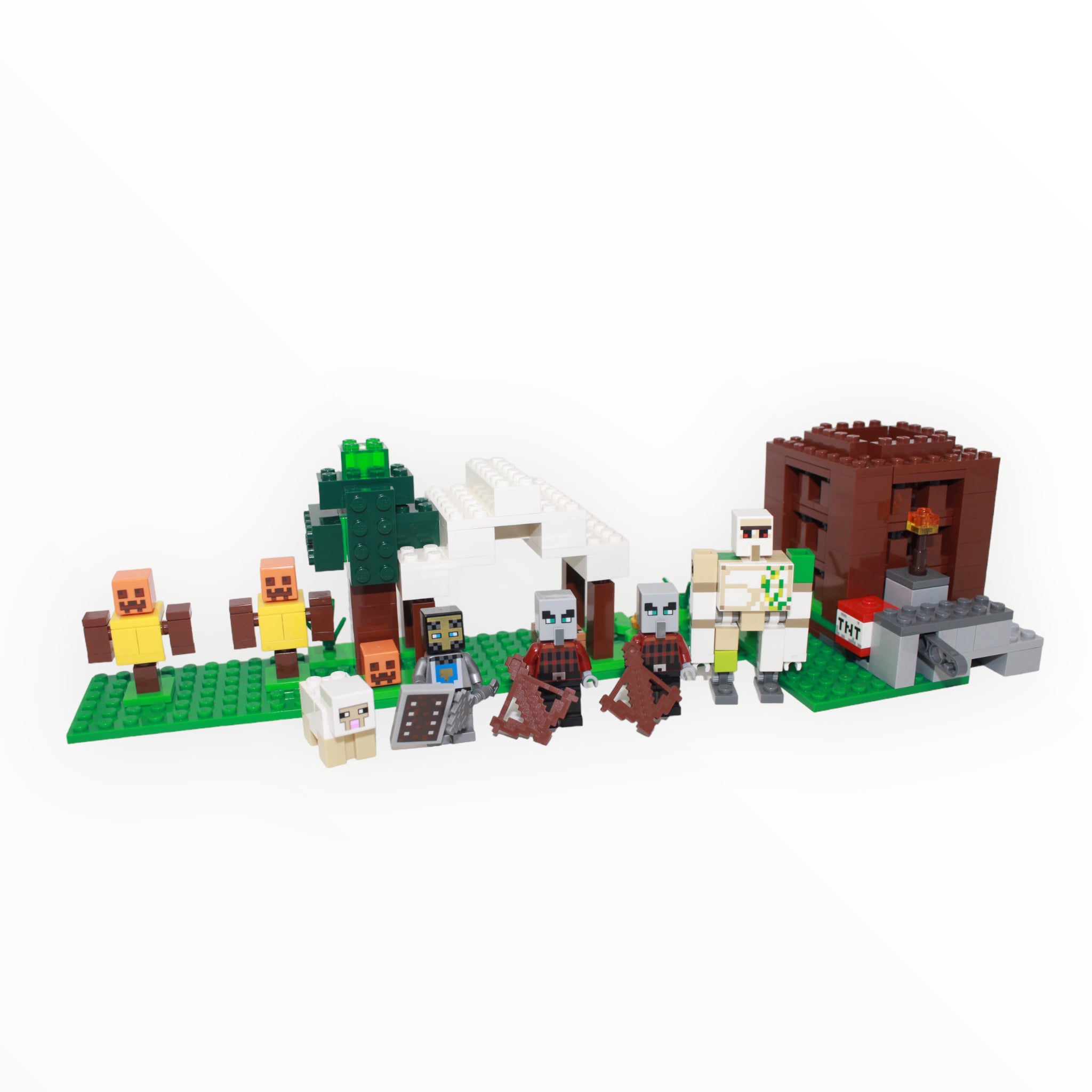 Lego minecraft the pillager outpost building set discount 21159