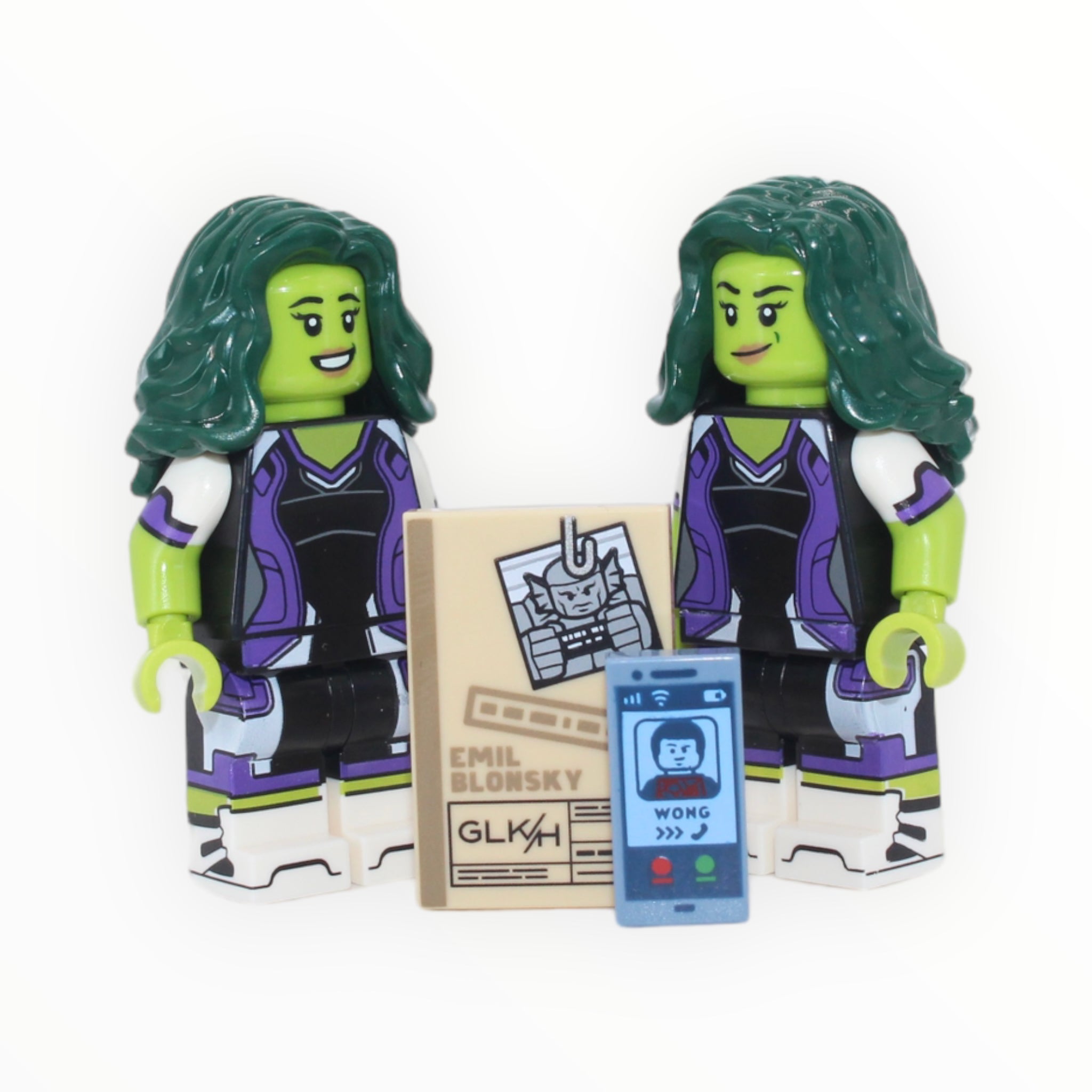 Lego she hulk online minifigure