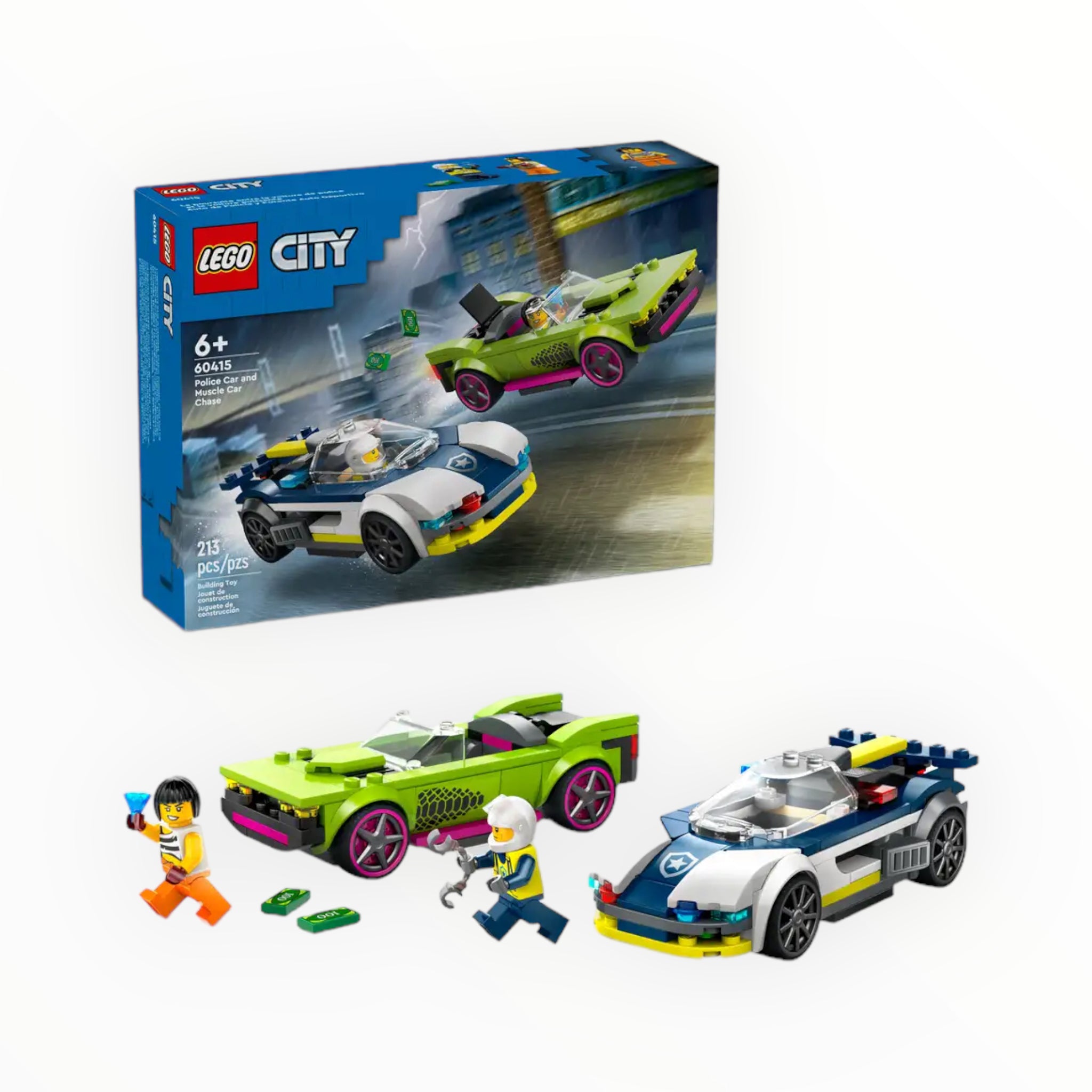 60415 City Police Car and Muscle Car Chase