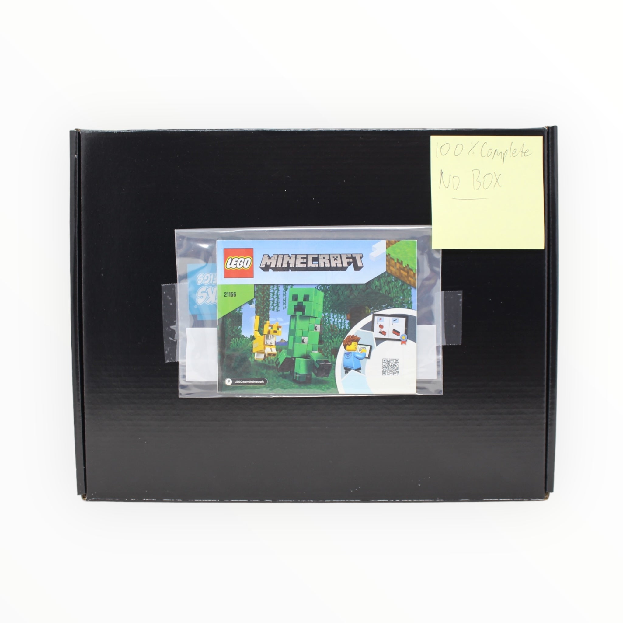 Certified Used Set 21156 Minecraft BigFig Creeper and Ocelot no box