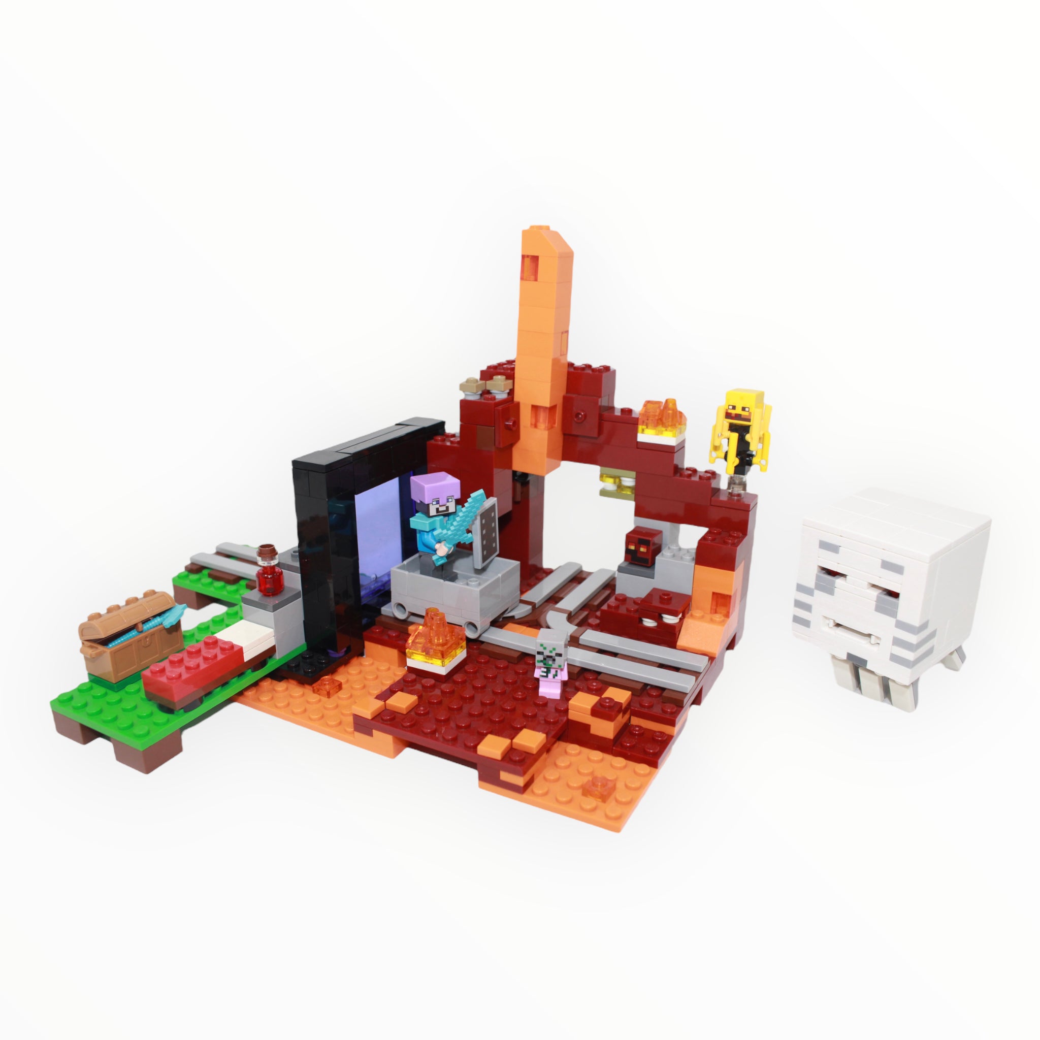 新色登場 LEGO マインクラフト ネザーポータル 21143 | www.barkat.tv