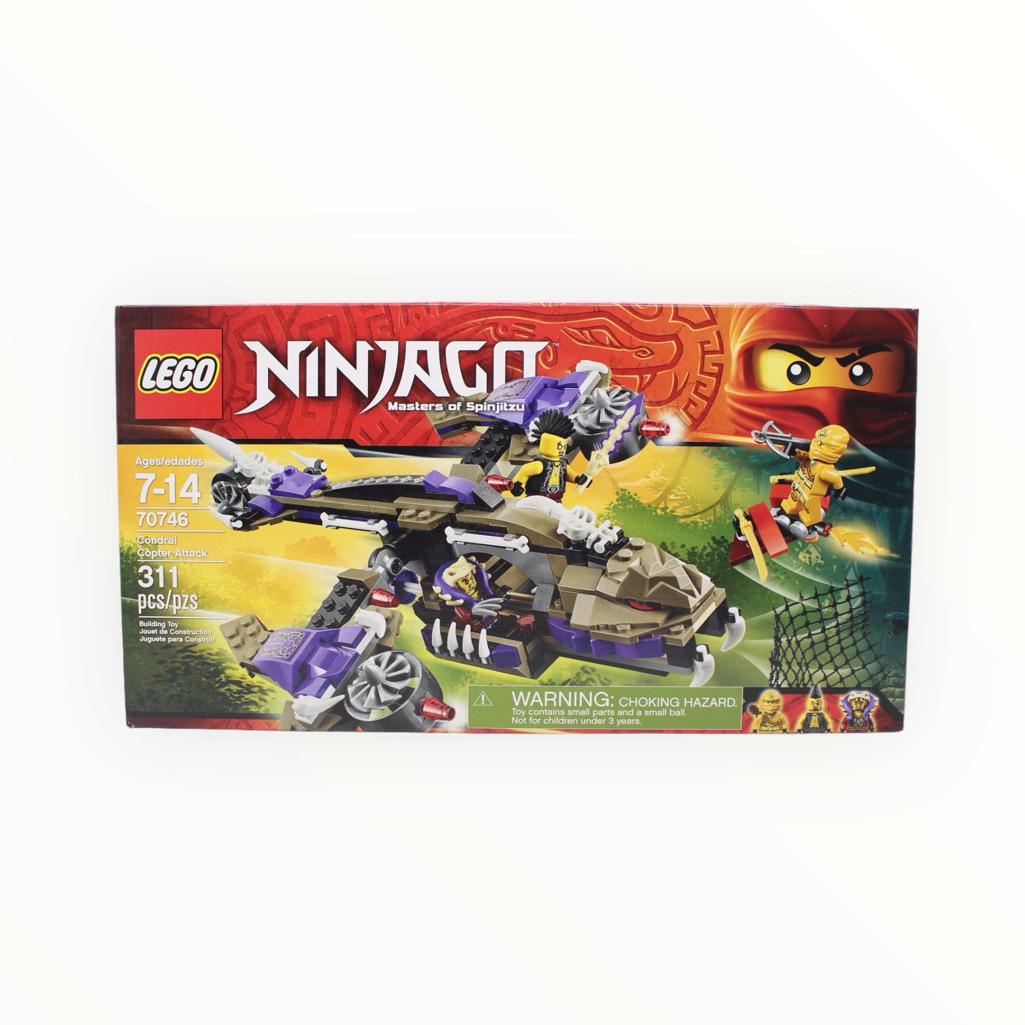 Retired Set 70746 Ninjago Condrai Copter Attack