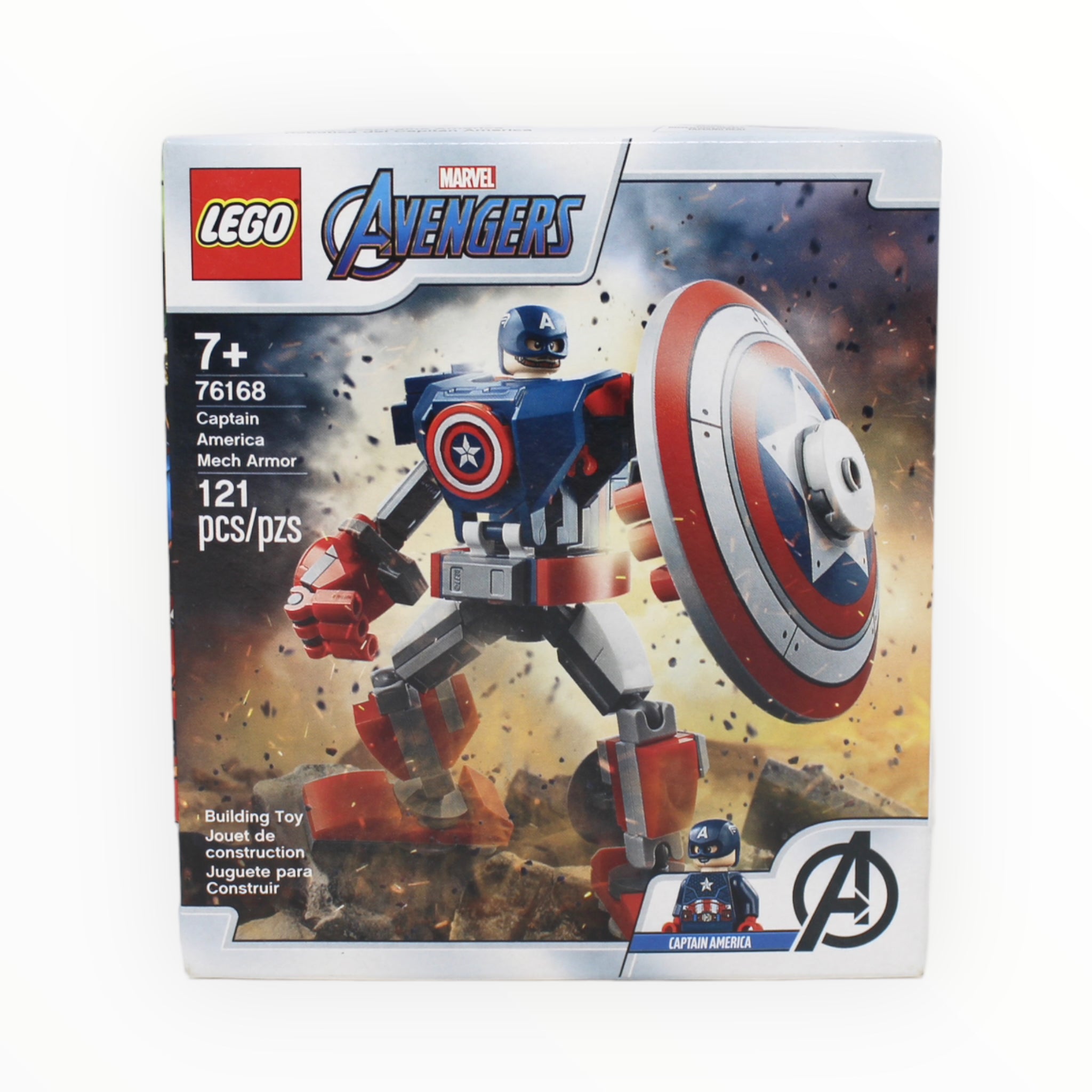 Captain america best sale lego mech