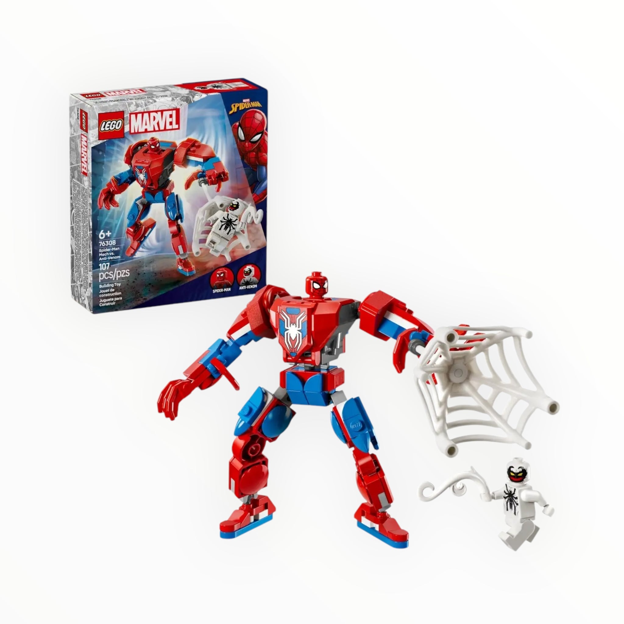 Lego 76308 Marvel Spider Man Mech vs. Anti Venom