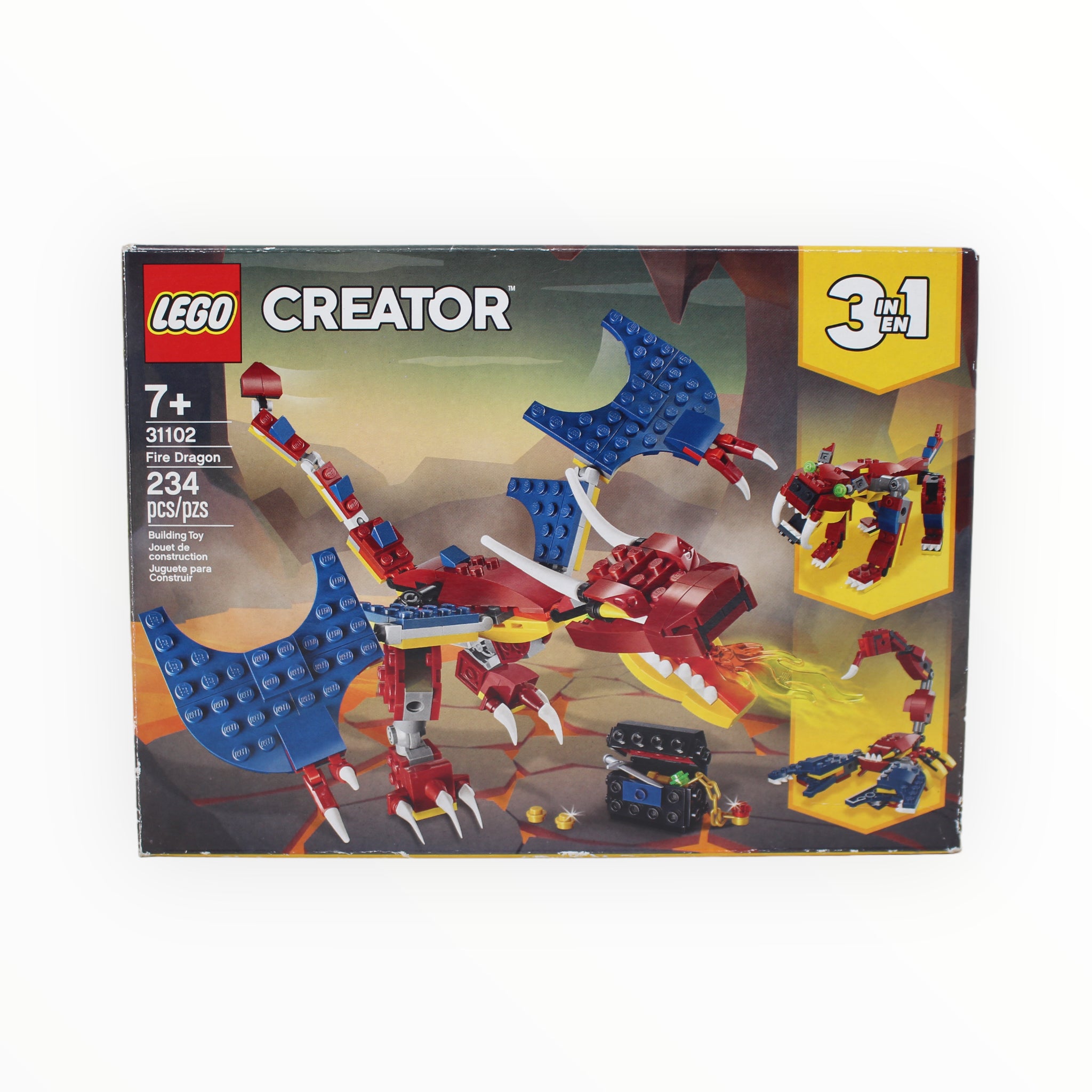 Lego creator discount fire dragon 31102