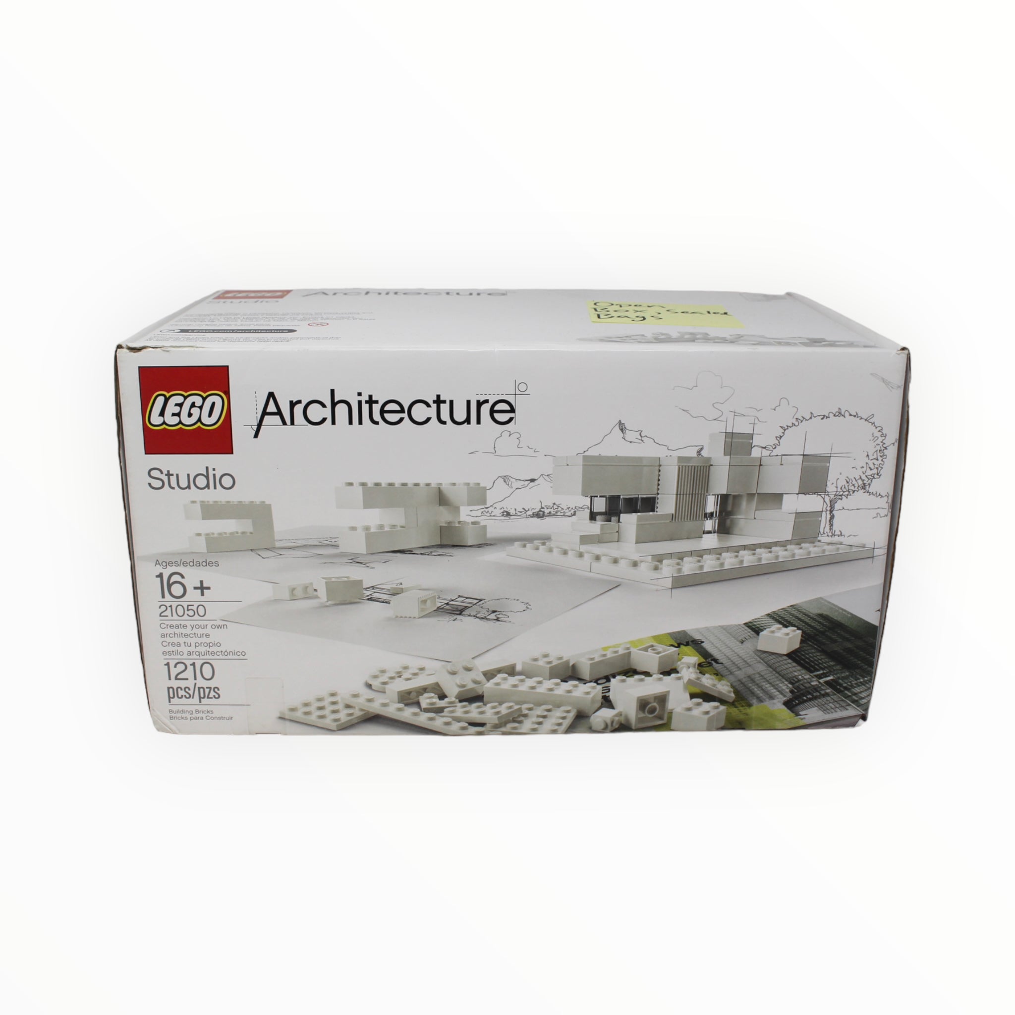 Certified Used Set 21050 Architecture Studio Create your own architecture  (open box, sealed bags)