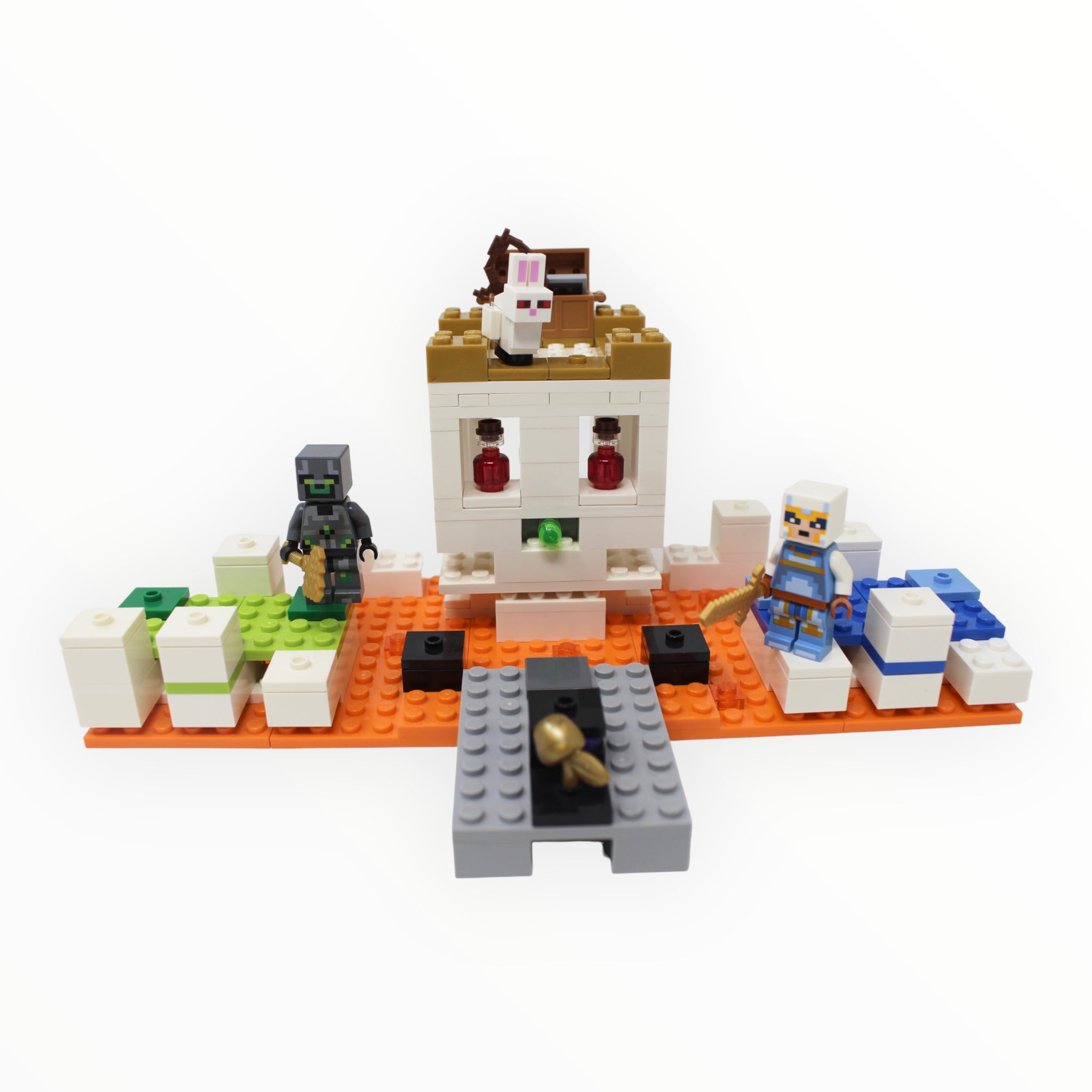 Used Set 21145 Minecraft The Skull Arena