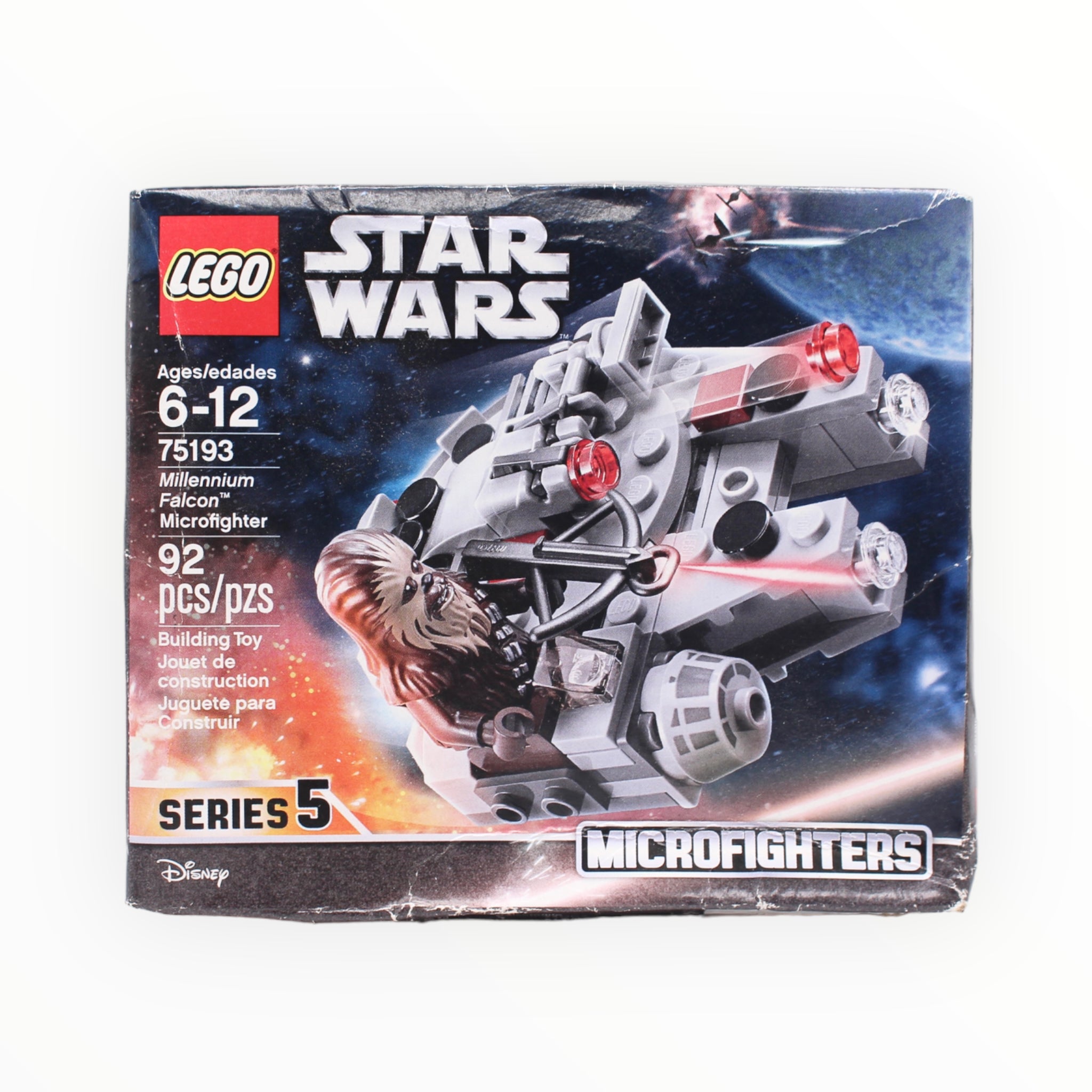 Retired Set 75193 Star Wars Millennium Falcon Microfighter 2018