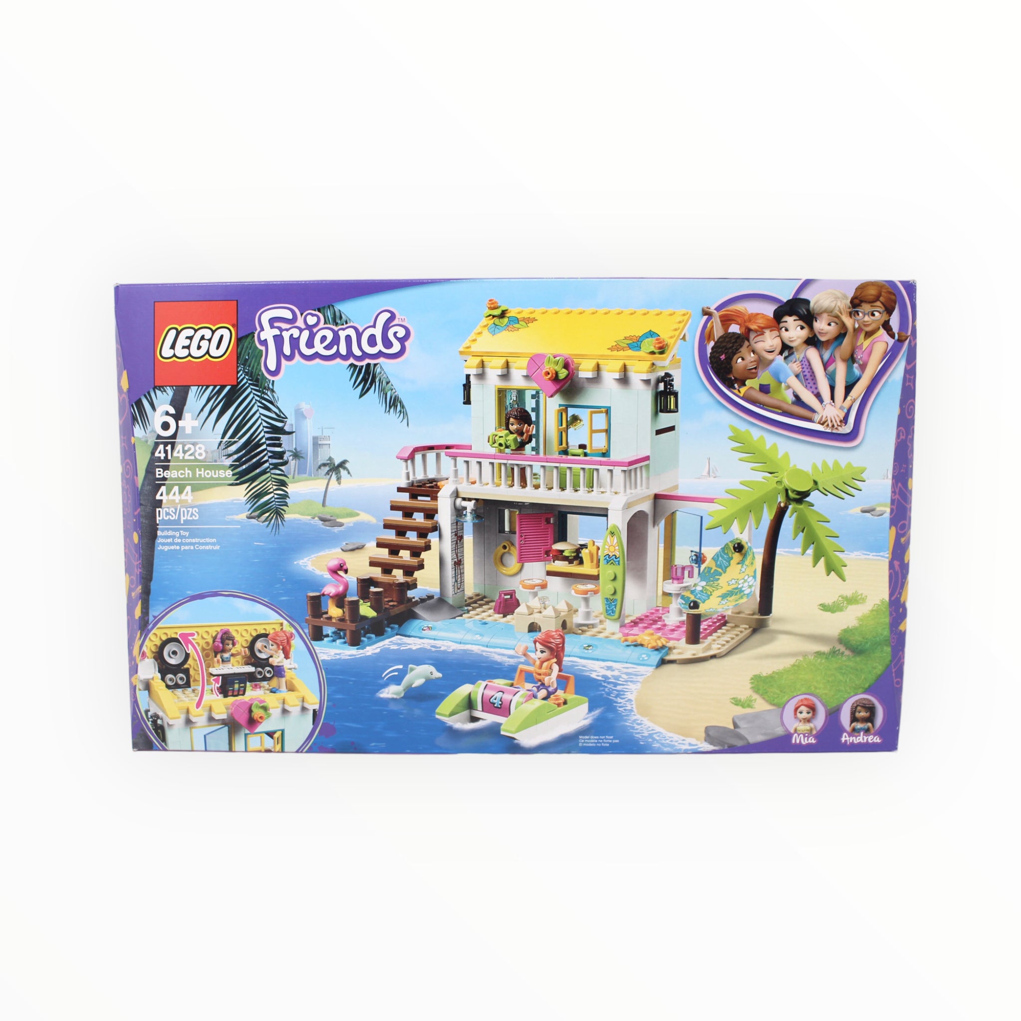 Lego 41428 best sale friends beach house