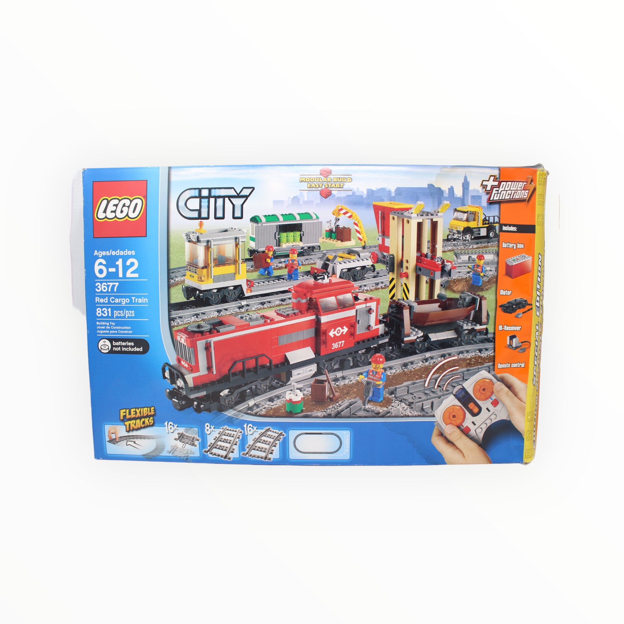 Lego city cheap red cargo train