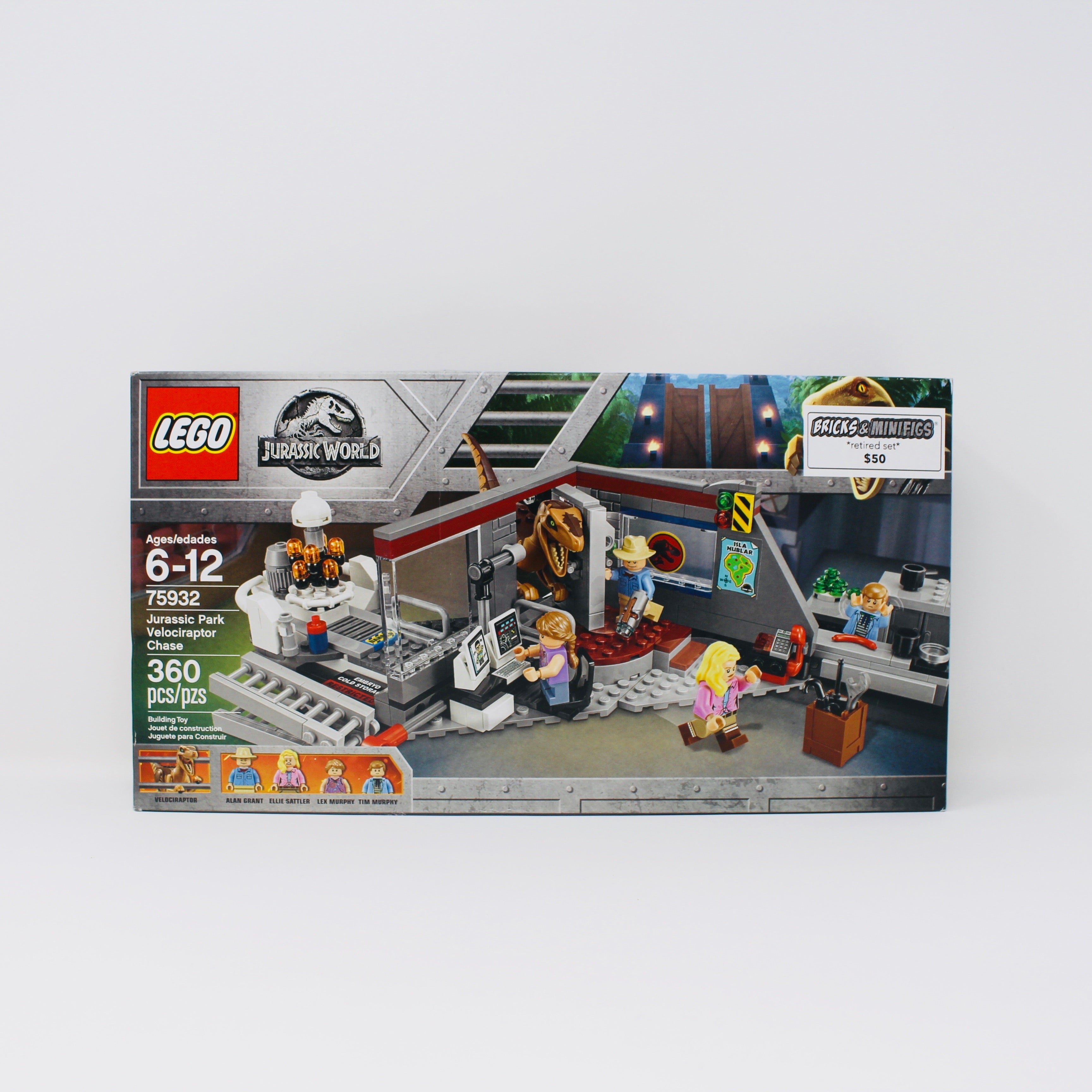 Lego 2024 velociraptor chase