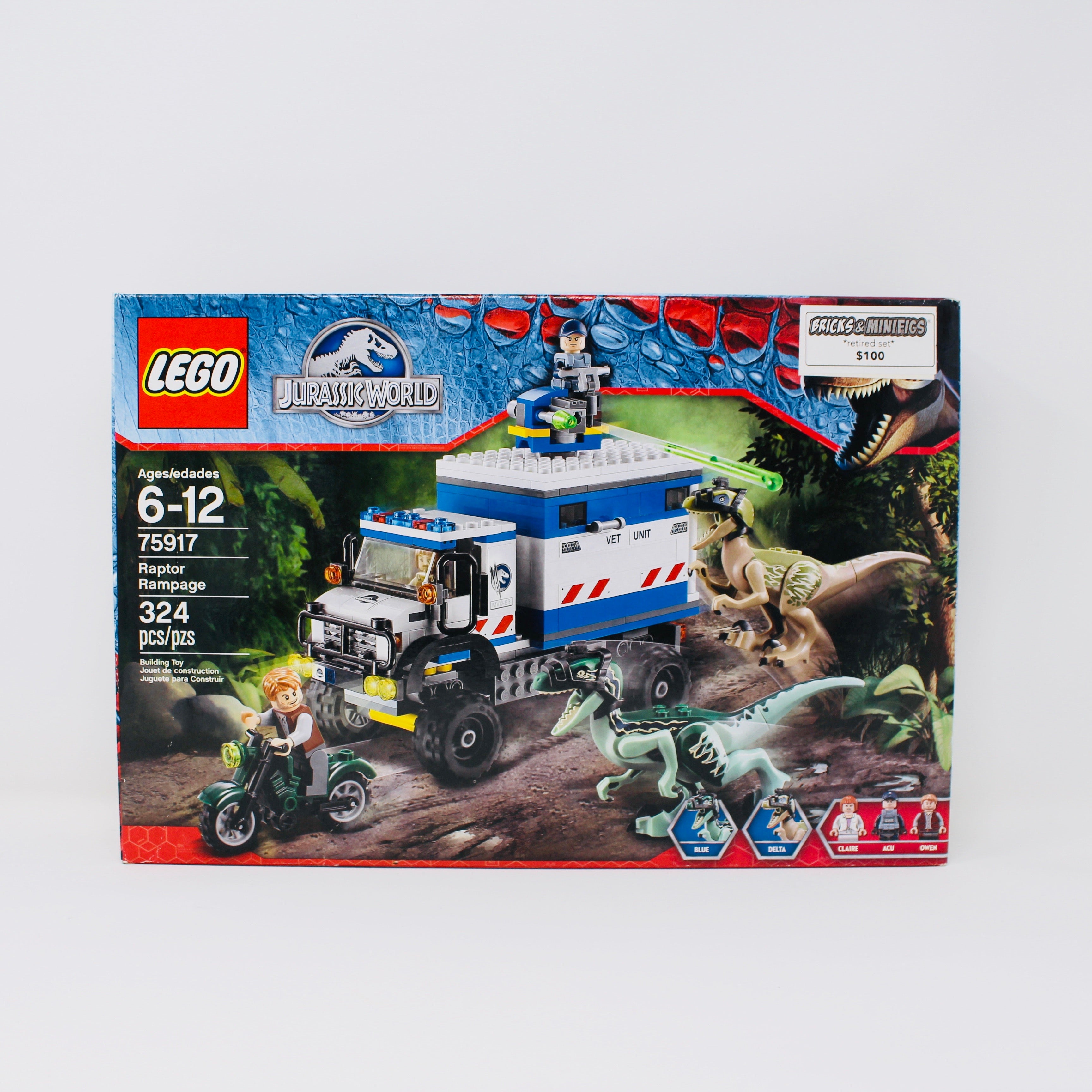 Lego 75917 jurassic world raptor online rampage