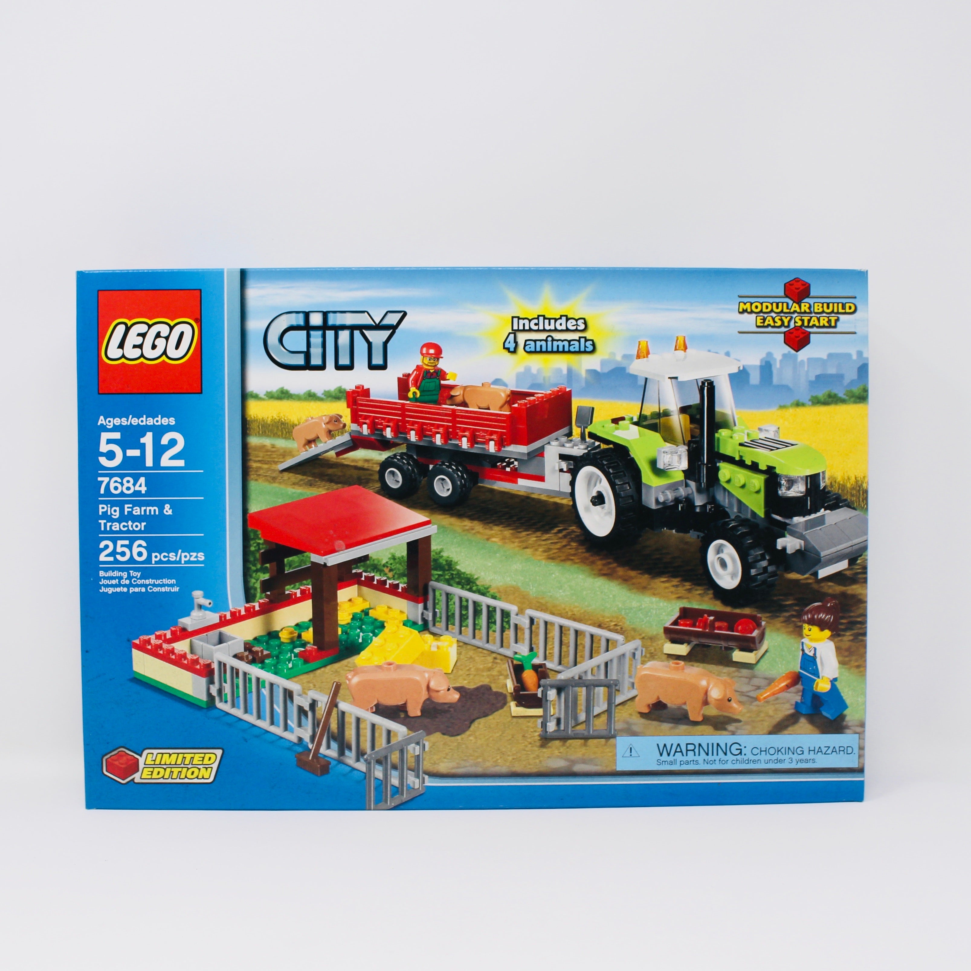 Retired Set 7684 City Pig Farm Tractor