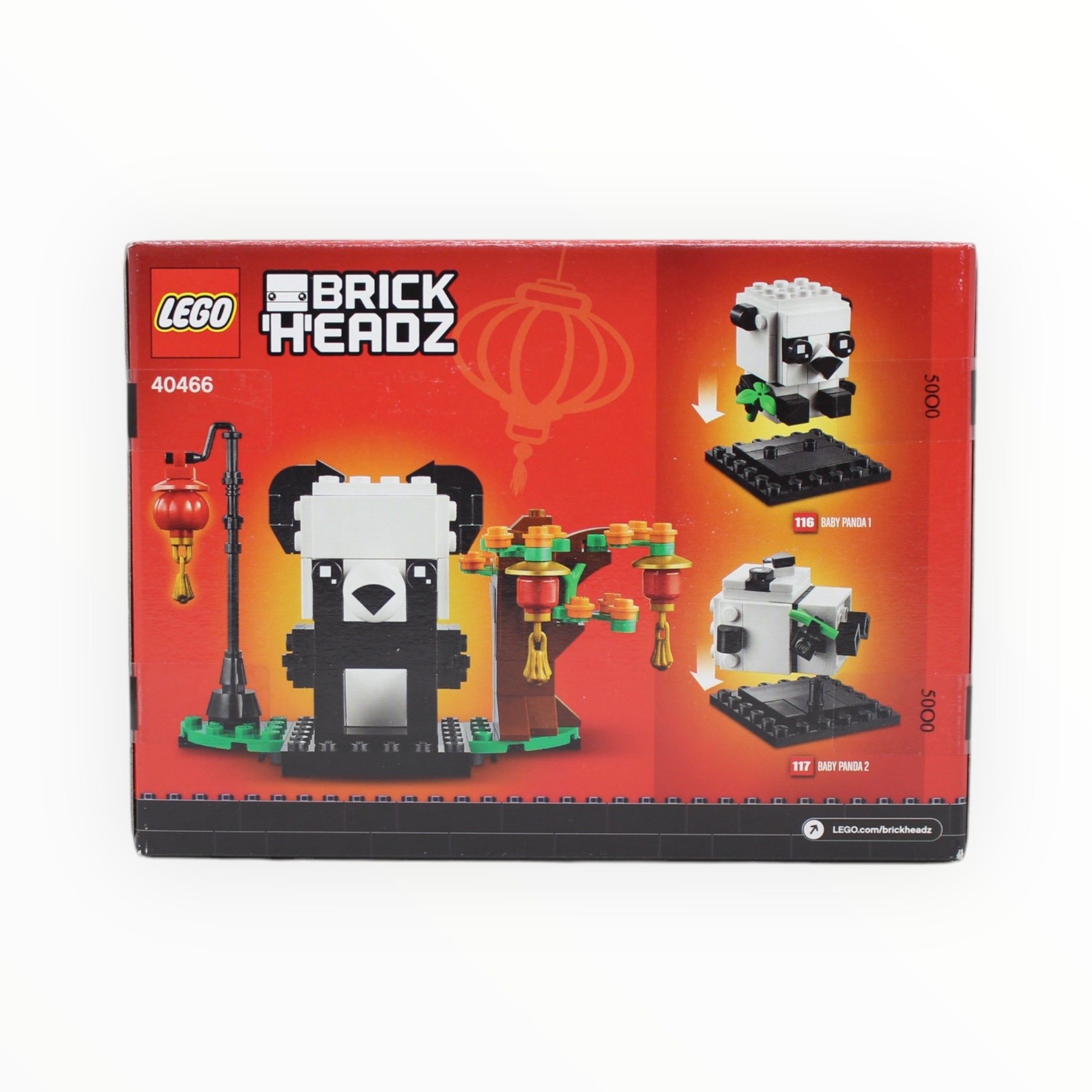 Retired Set 40466 BrickHeadz Chinese New Year Pandas