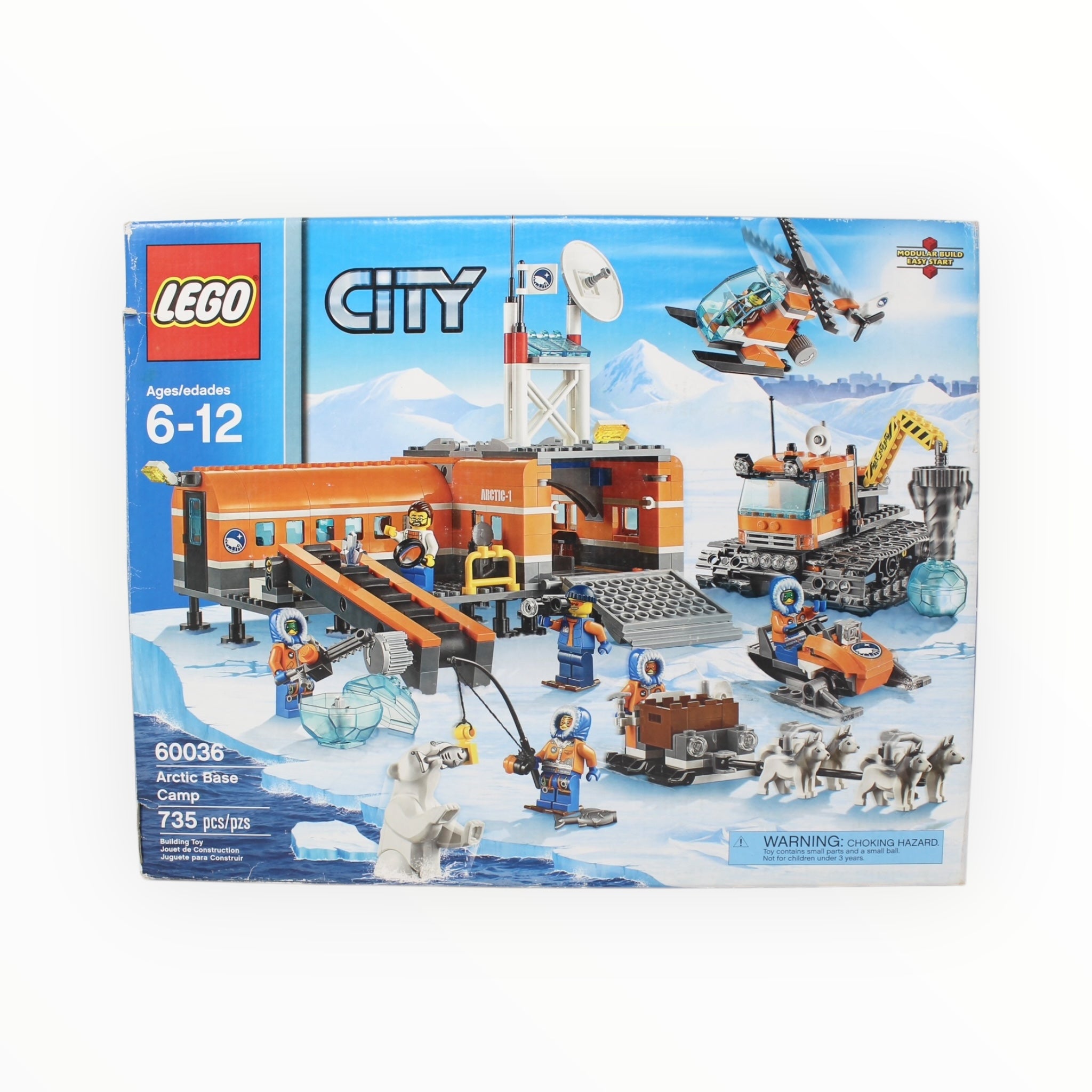 Certified Used Set 60036 City Arctic Base Camp (most bags sealed)