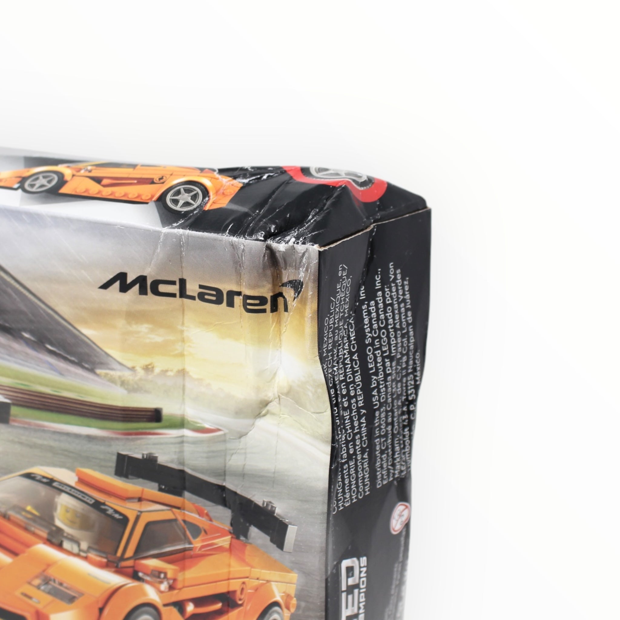 Retired Set 76918 Speed Champions McLaren Solus GT & McLaren F1 LM (damaged box)