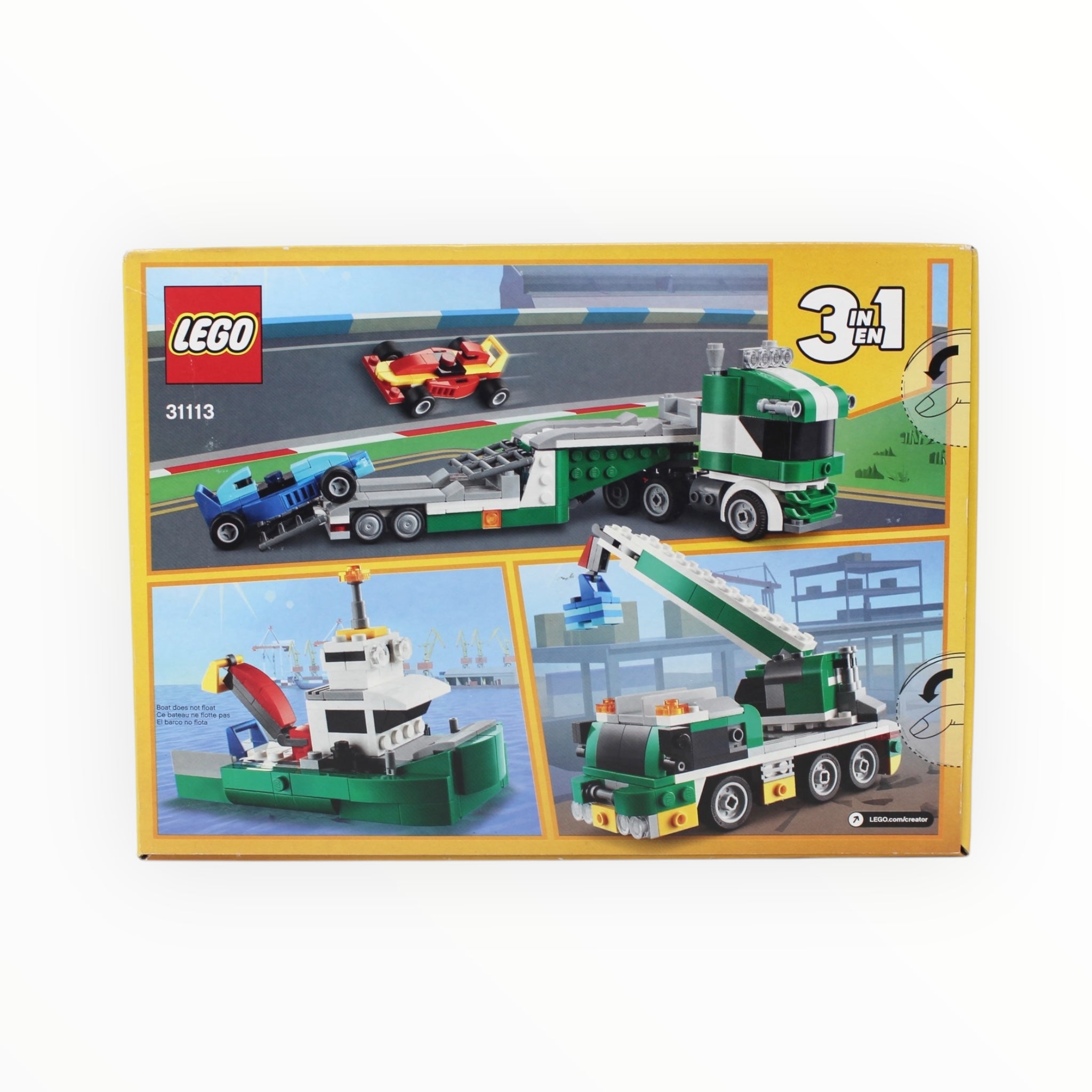 Retired Set 31113 Creator Race Car Transporter