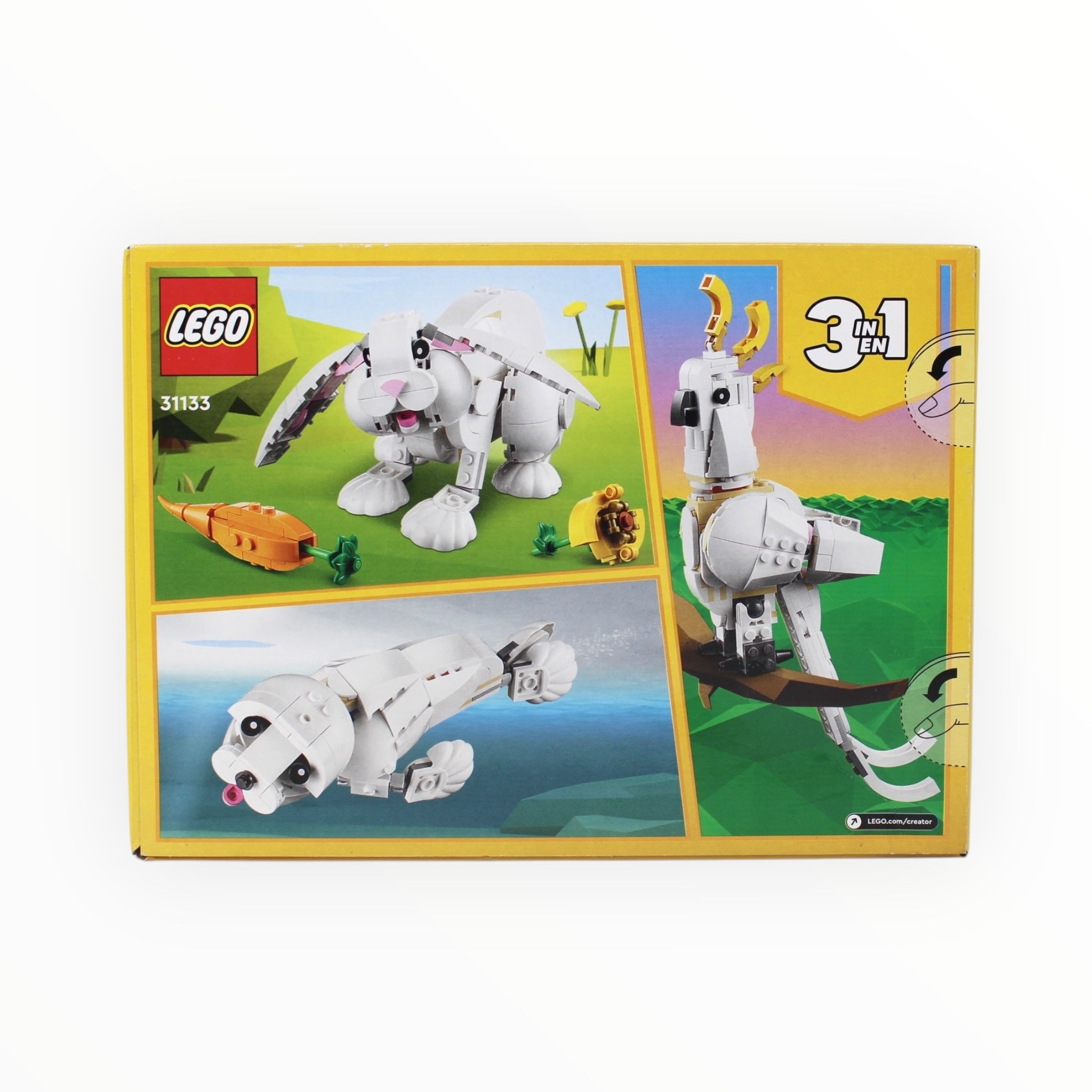 Retired Set 31133 Creator White Rabbit (damaged box)