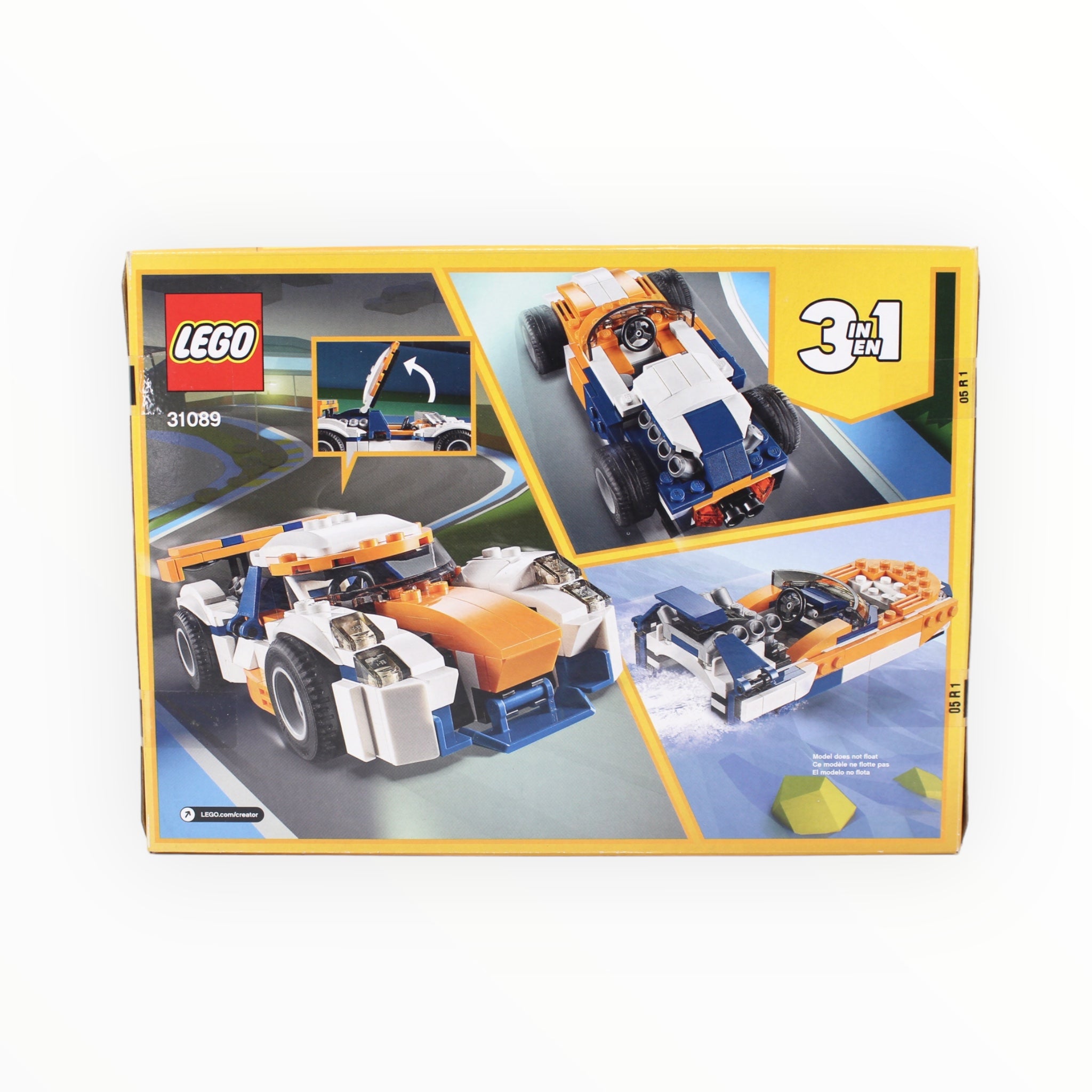 Lego 31089 creator sunset best sale track racer