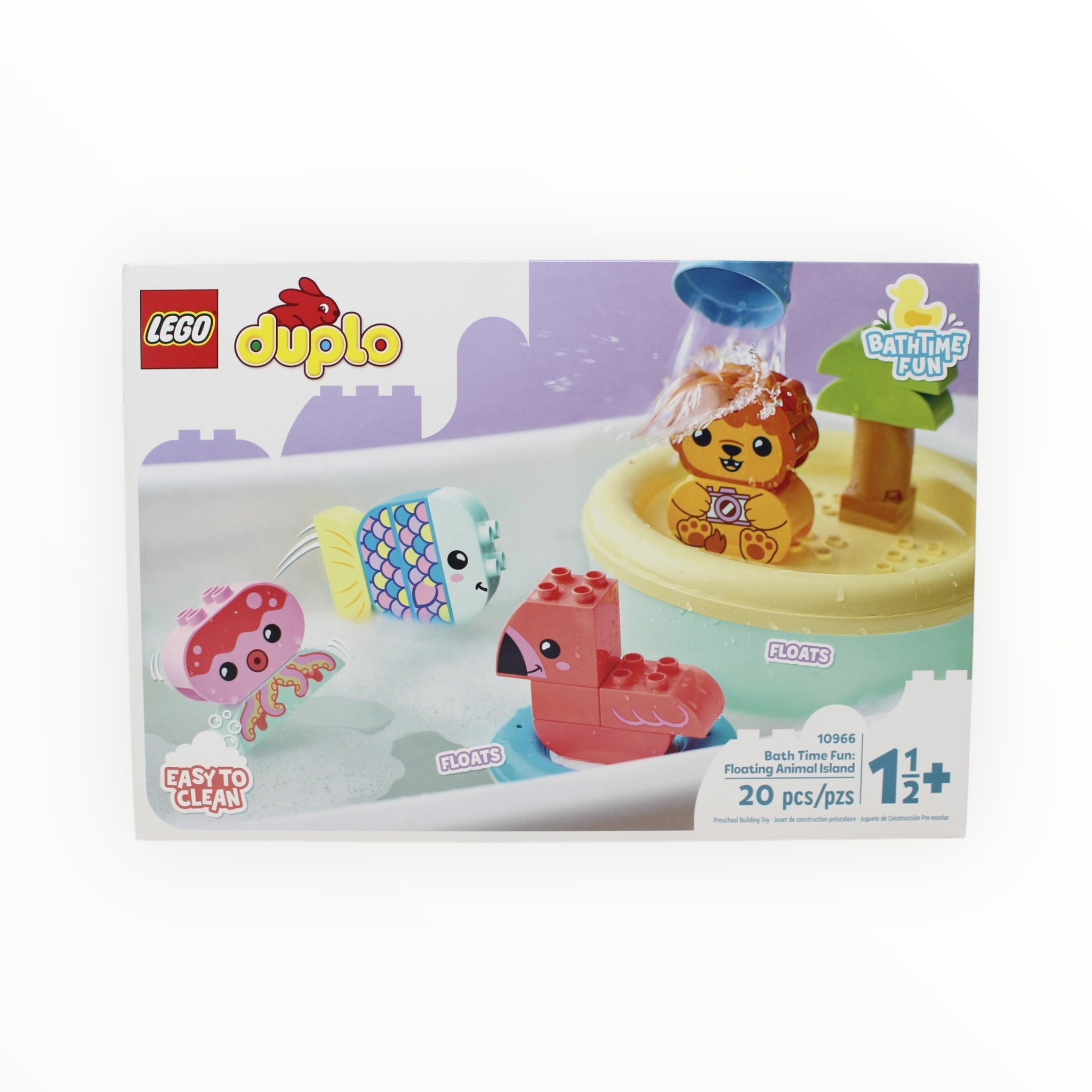 Retired Set 10966 DUPLO Bath Time Fun: Floating Animal Island