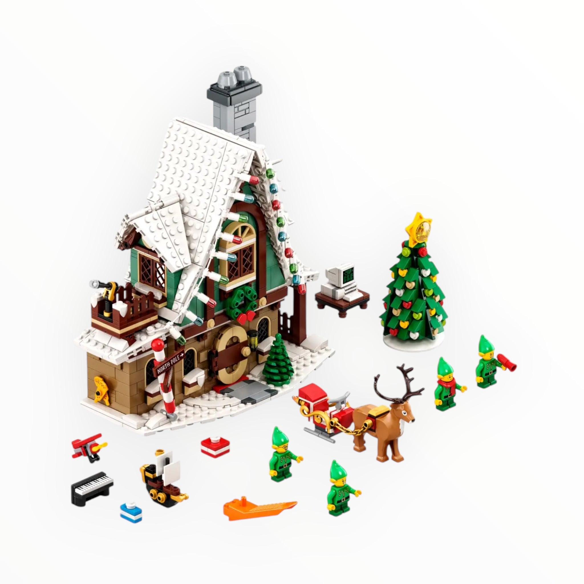 Retired Set 10275 Icons Elf Club House