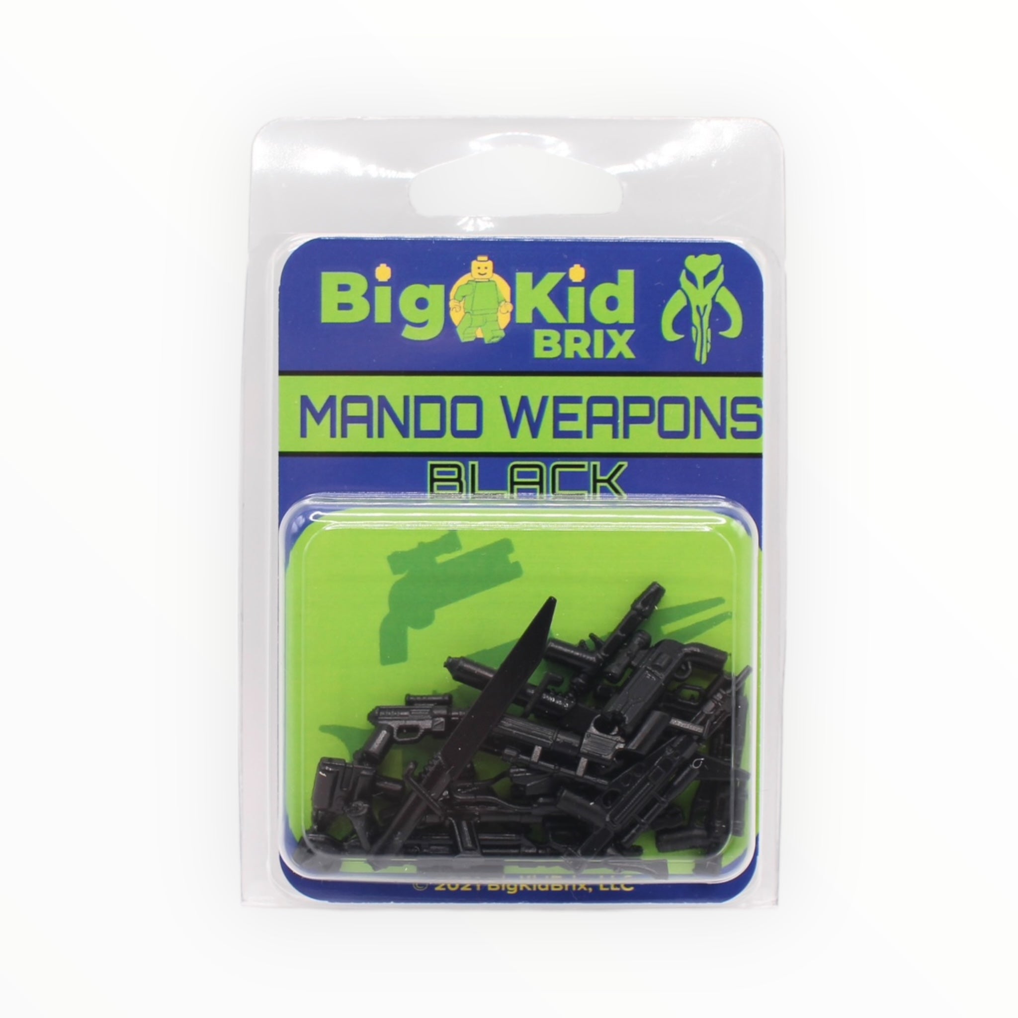 BigKidBrix Mando Weapon Packs (pick a pack and color)