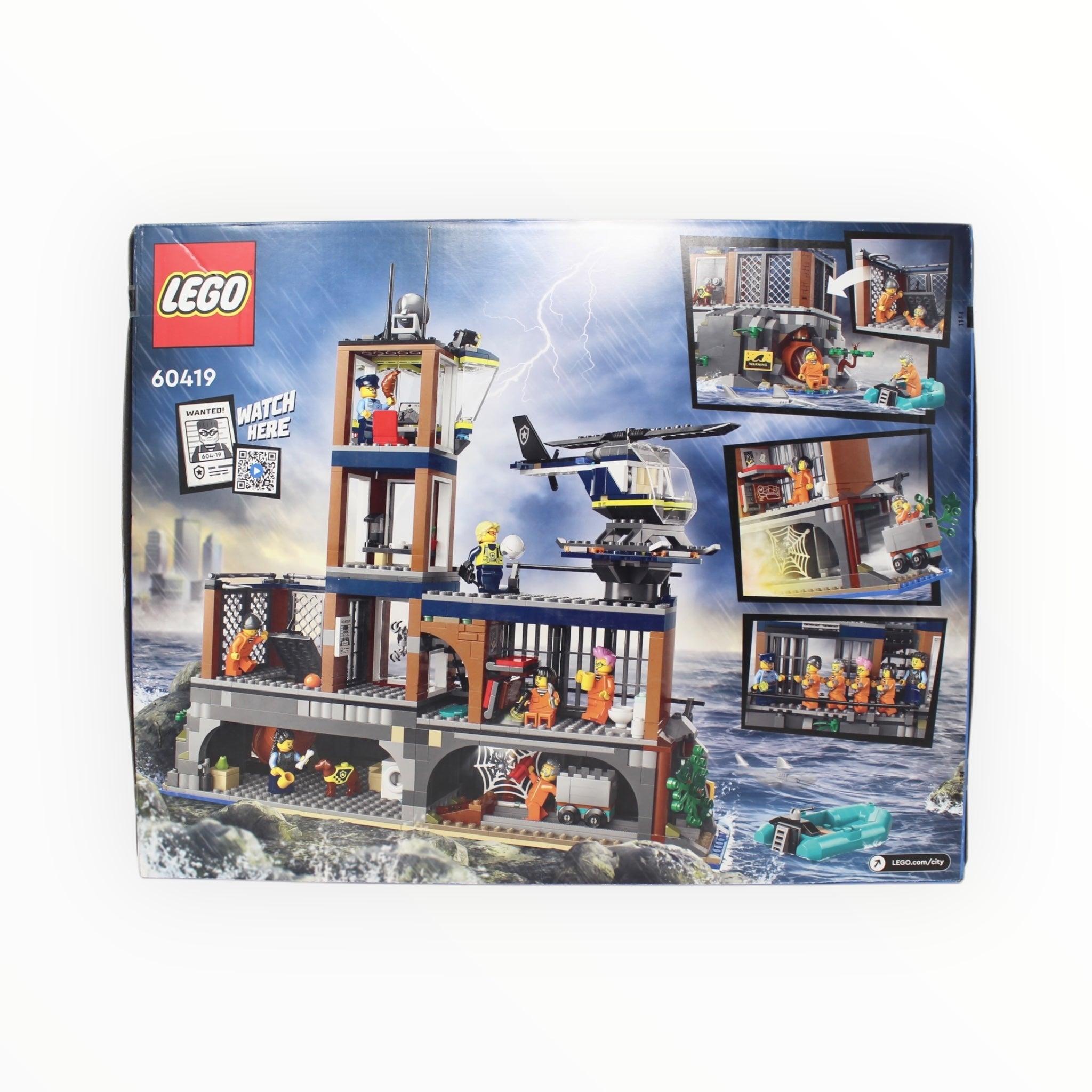 60419 City Police Prison Island (damaged box)