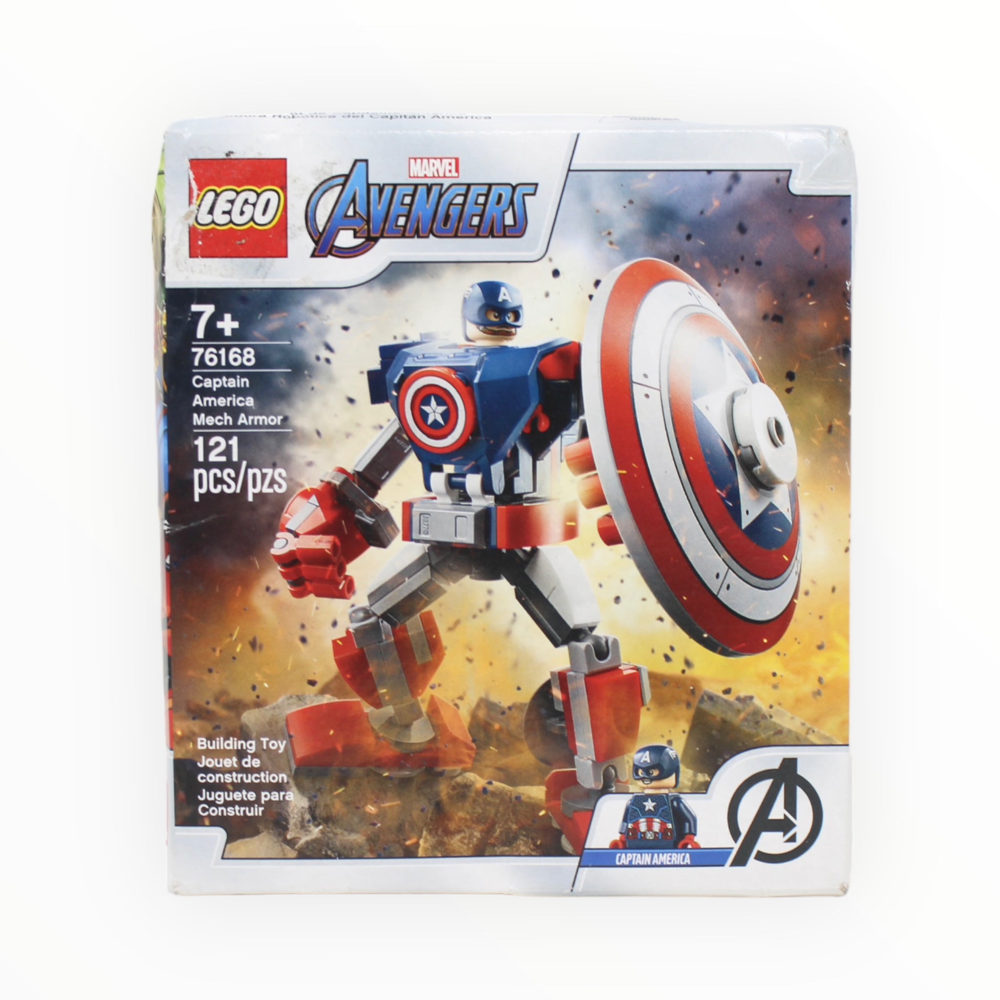 Certified Used Set 76168 Avengers Captain America Mech Armor