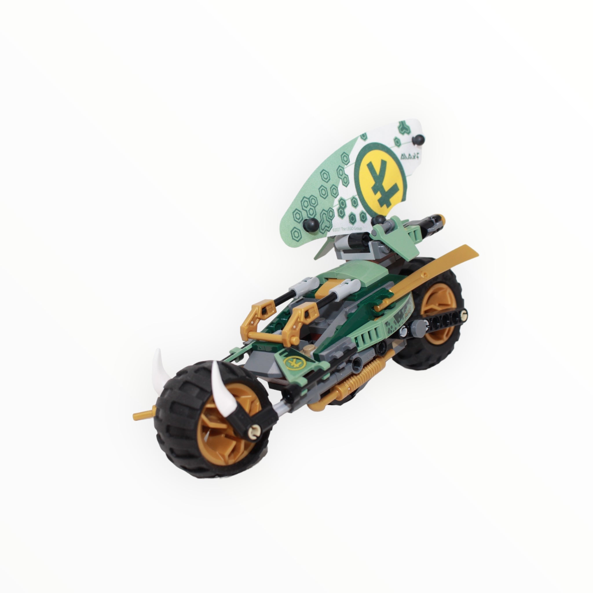 Used Set 71745 Ninjago Lloyd’s Jungle Chopper Bike