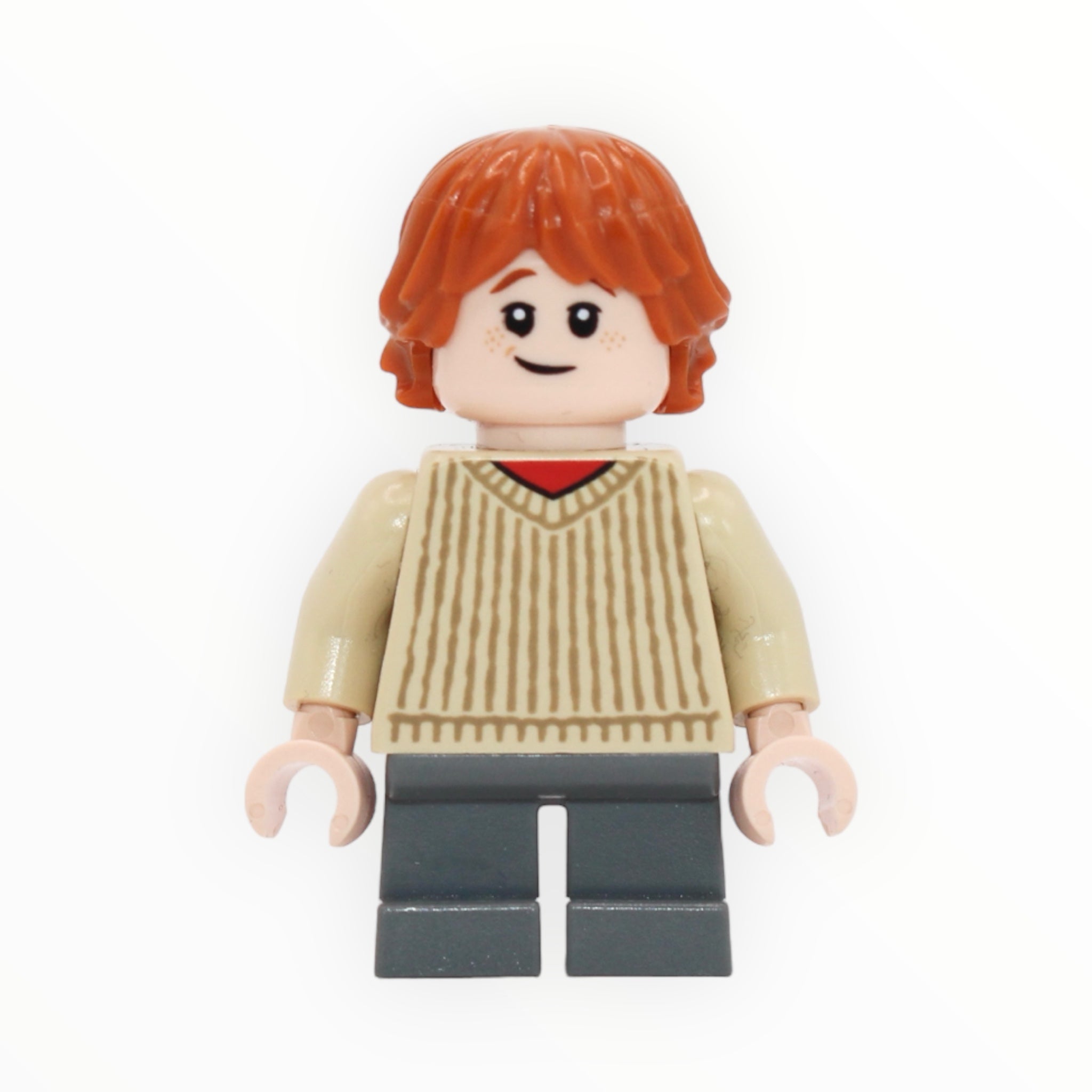 Ron Weasley (tan sweater, dark bluish gray legs, 2024)