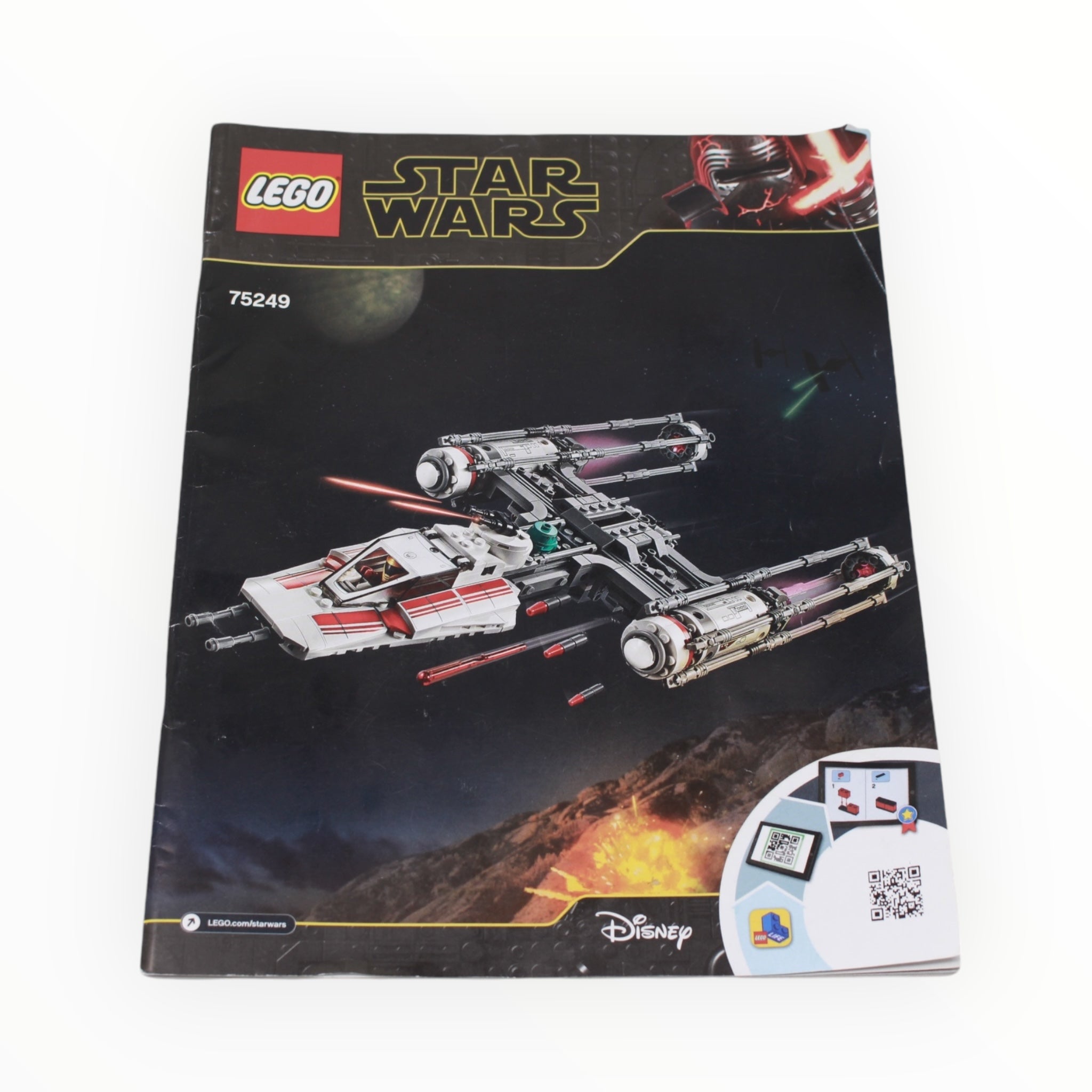 Used Set 75249 Star Wars Resistance Y-Wing