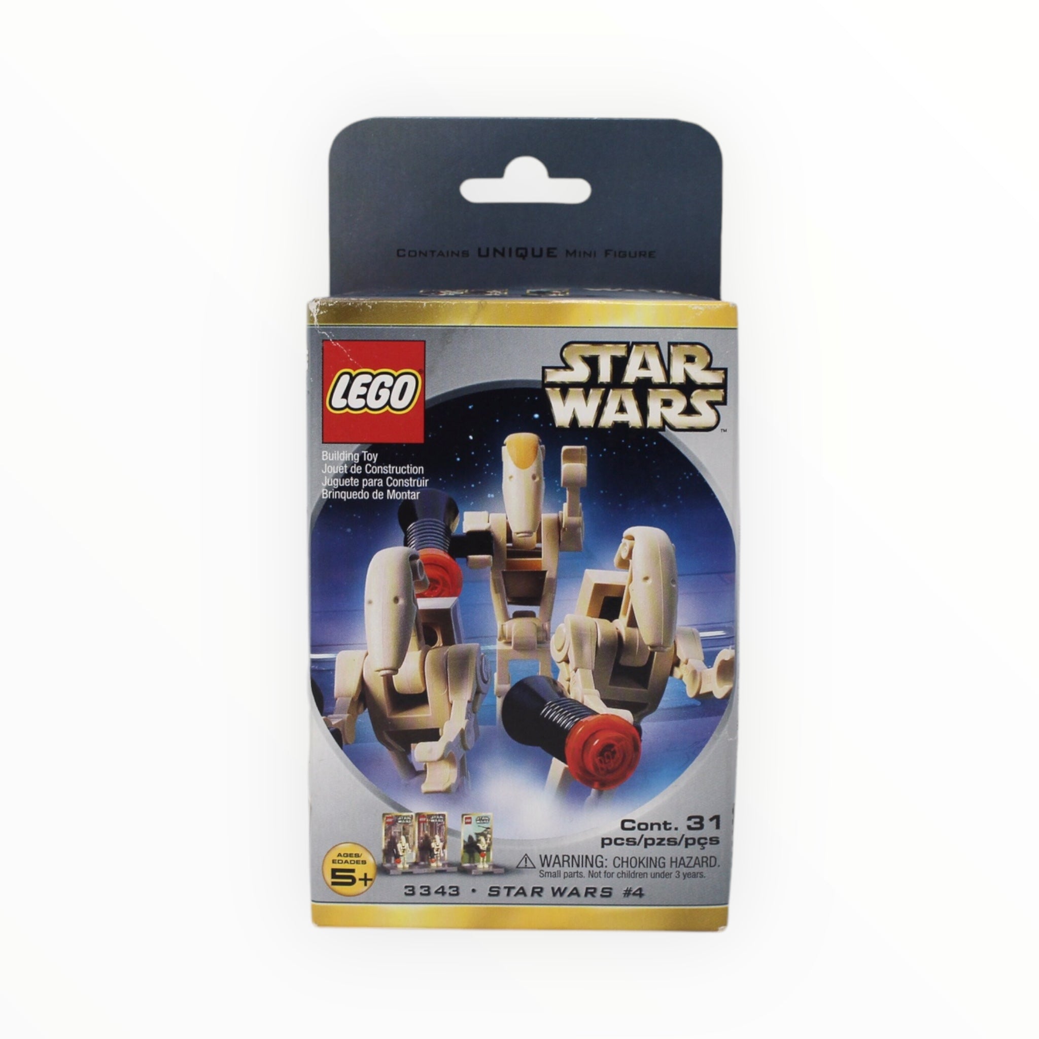 Retired Set 3343 Star Wars Minifigure Pack #4 - Battle Droid