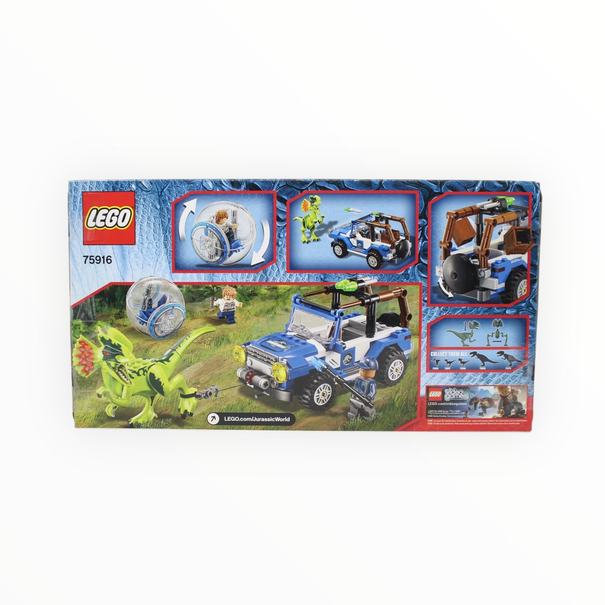 Lego 75916 jurassic world dilophosaurus ambush fashion