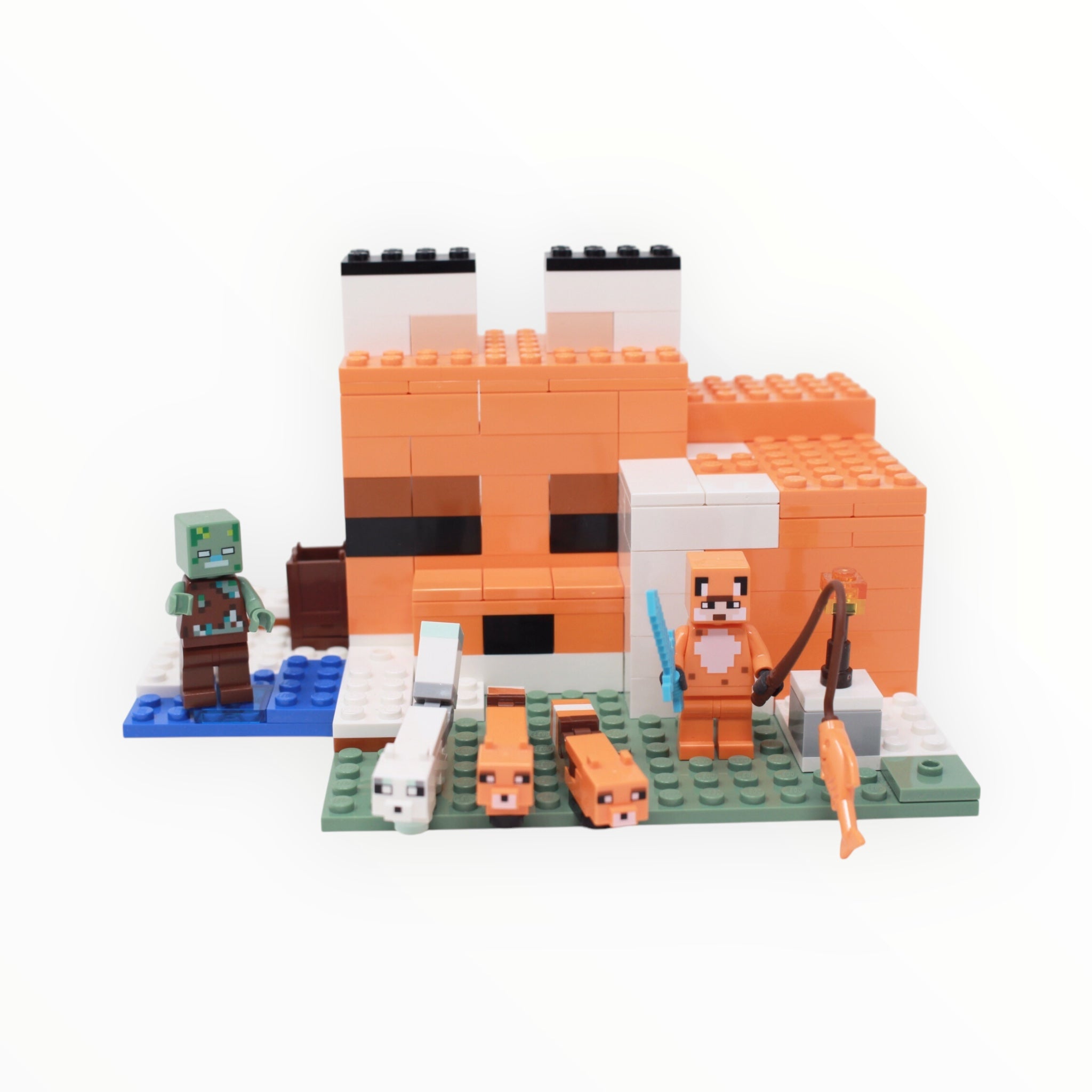 Used Set 21178 Minecraft The Fox Lodge