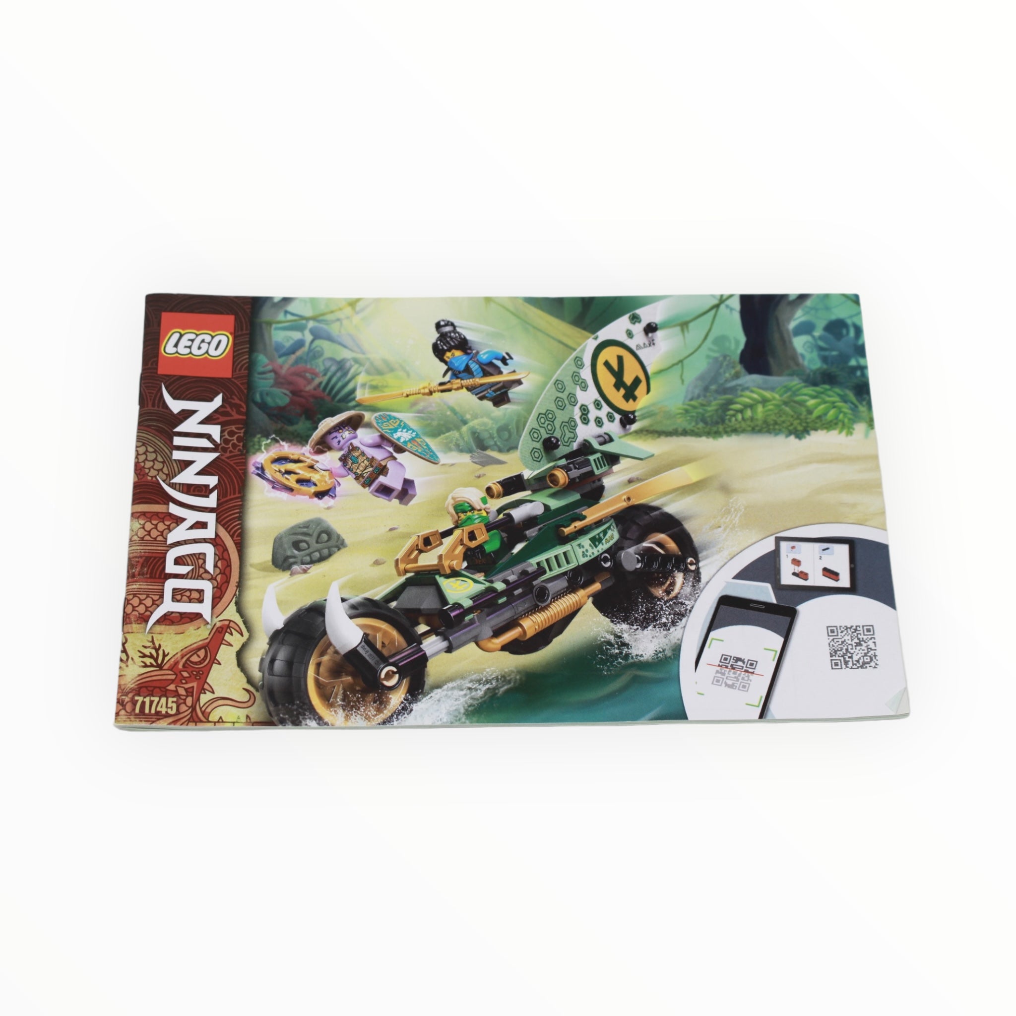 Used Set 71745 Ninjago Lloyd’s Jungle Chopper Bike