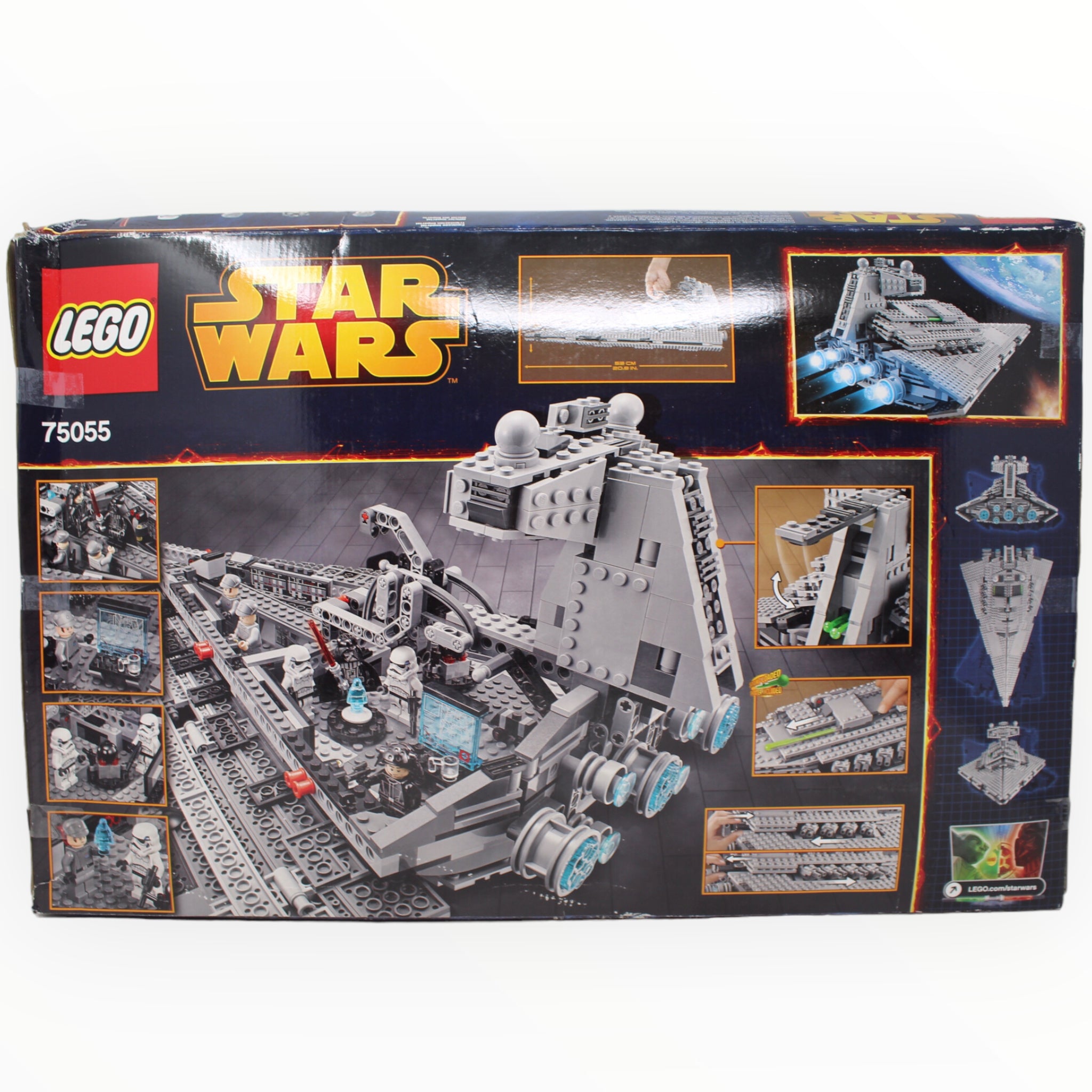 Certified Used Set 75055 Star Wars Imperial Star Destroyer (open and d