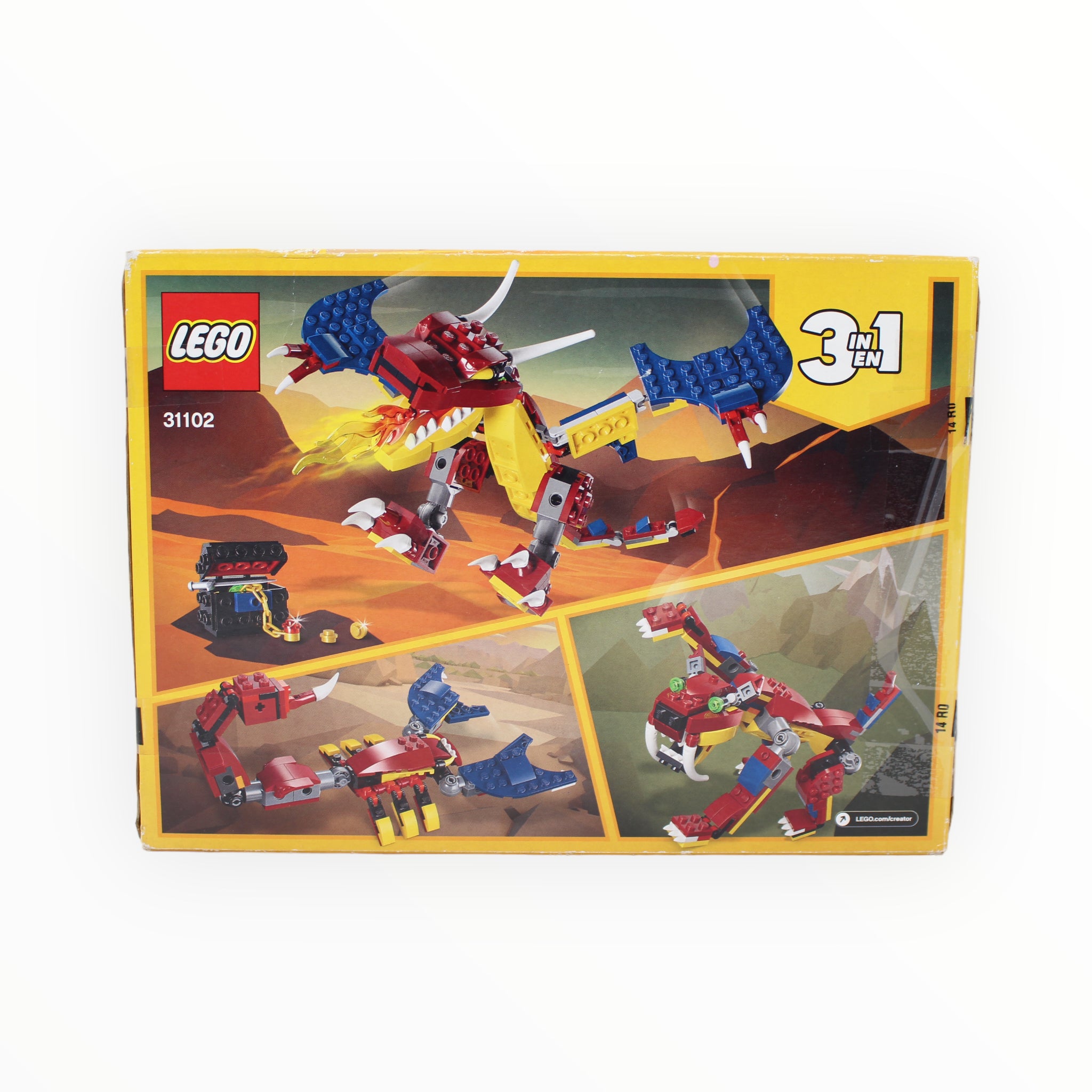 Lego creator 3in1 online fire dragon