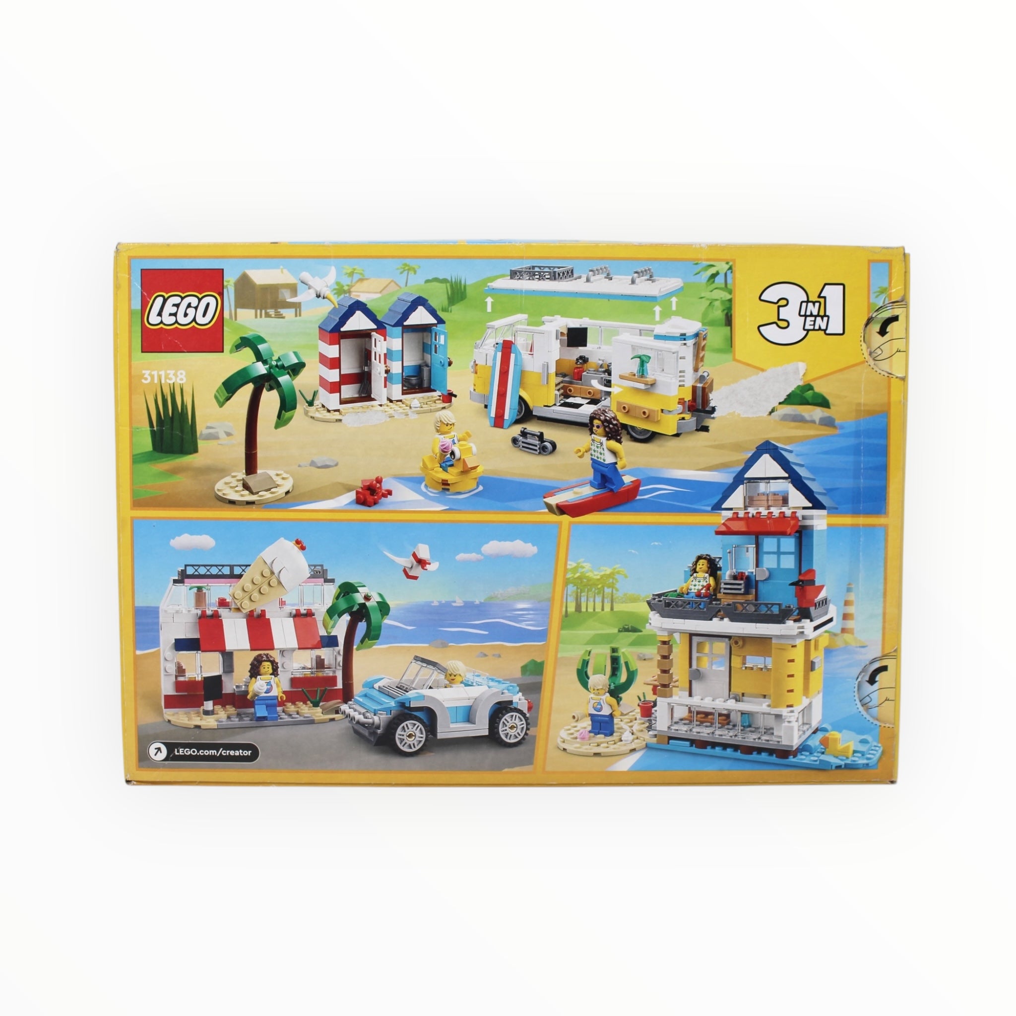 Certified Used Set 31138 Creator Beach Camper Van