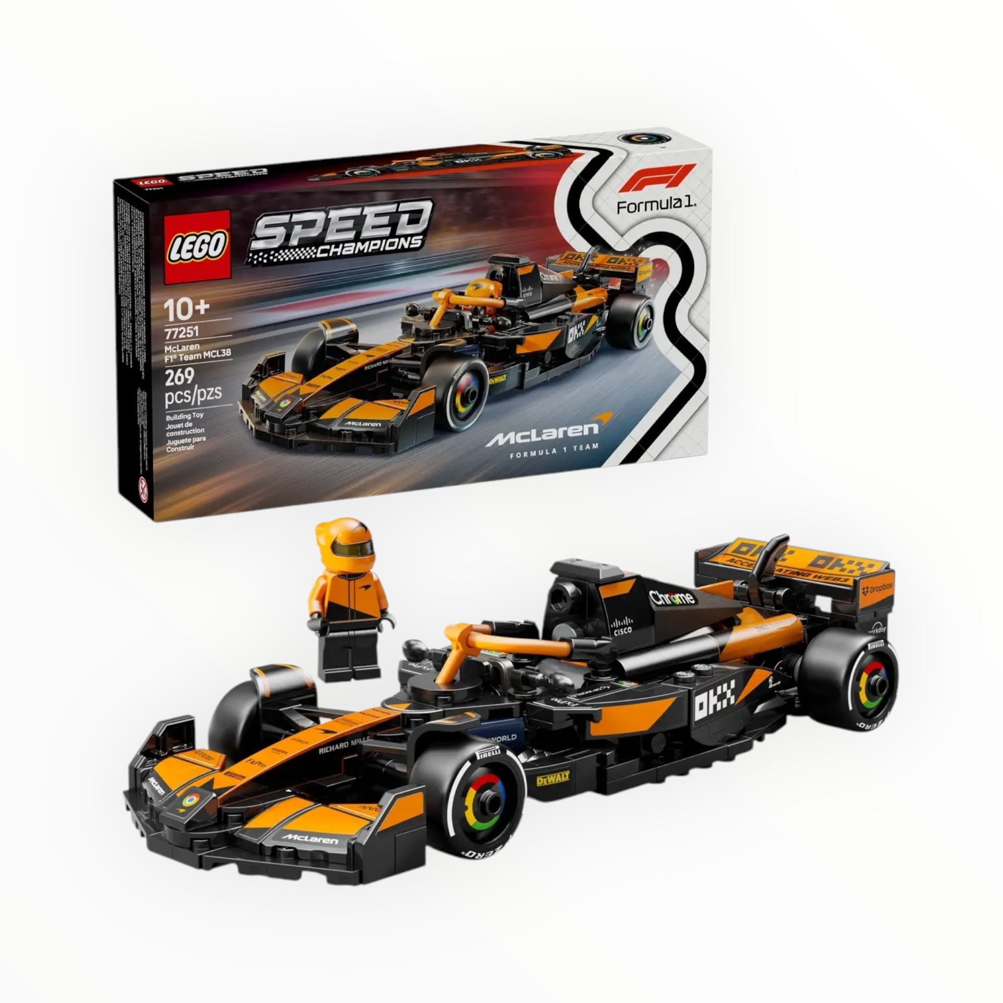 77251 Speed Champions McLaren F1 Team MCL38 Race Car