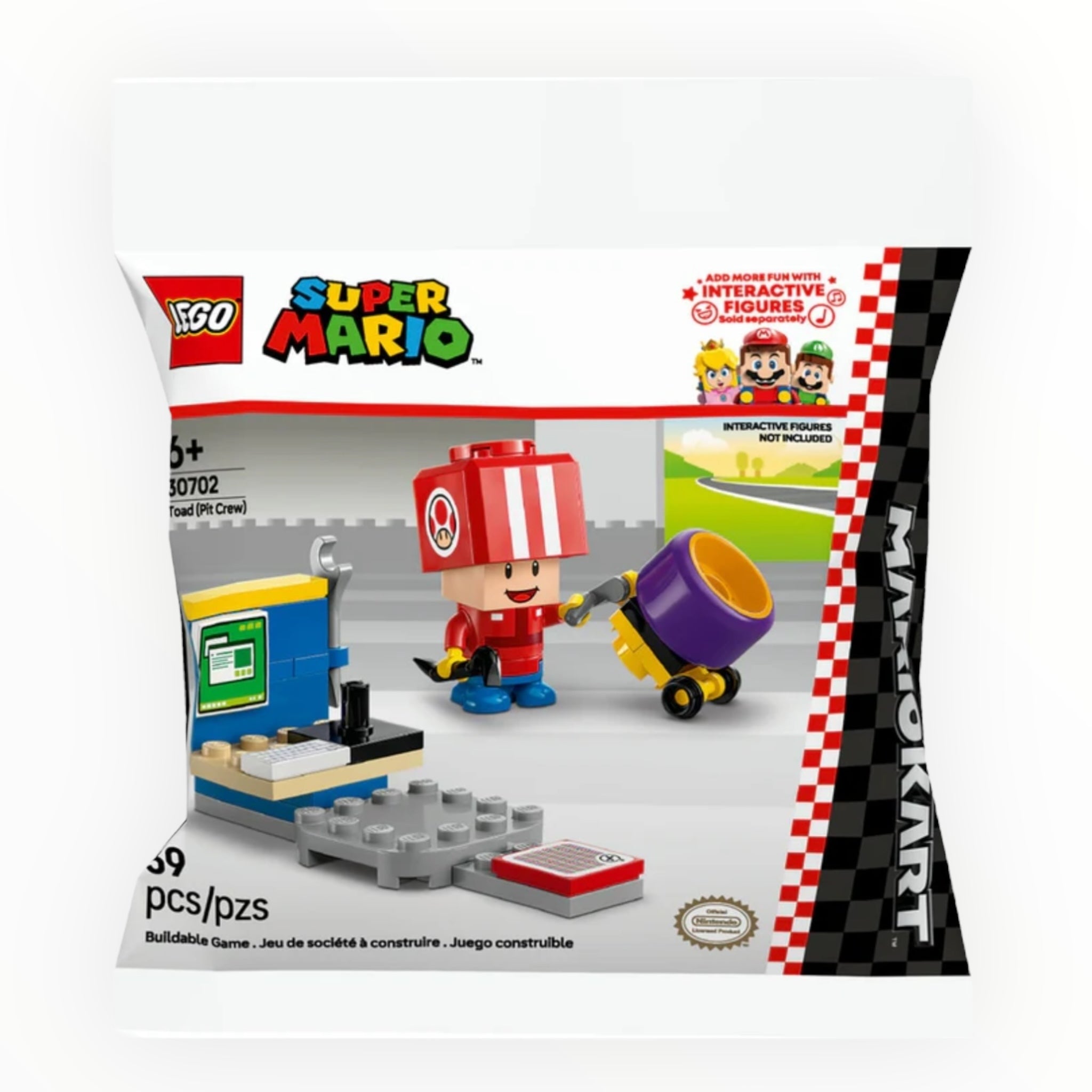 Polybag 30702 Mario Kart Toad (Pit Crew)