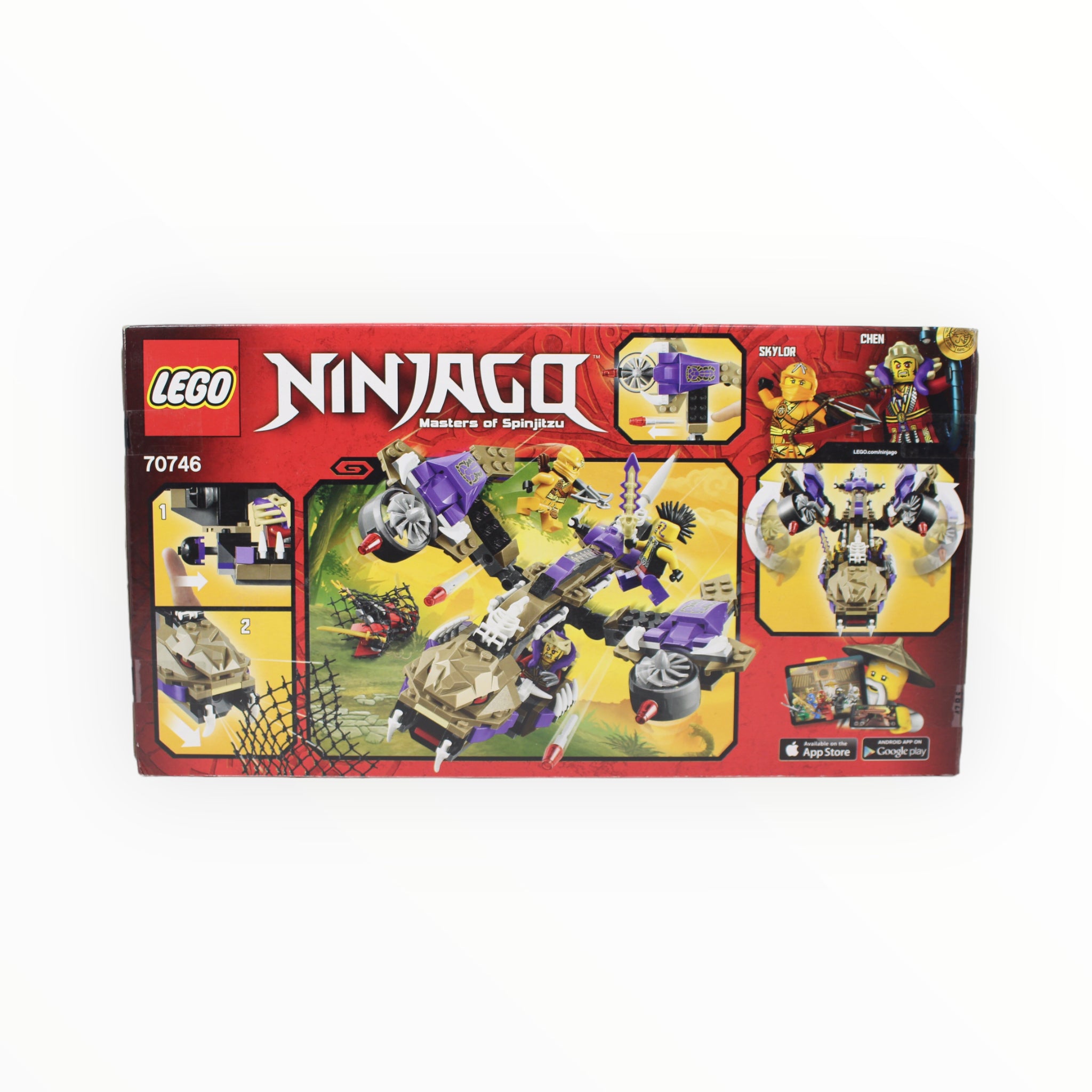 Retired Set 70746 Ninjago Condrai Copter Attack