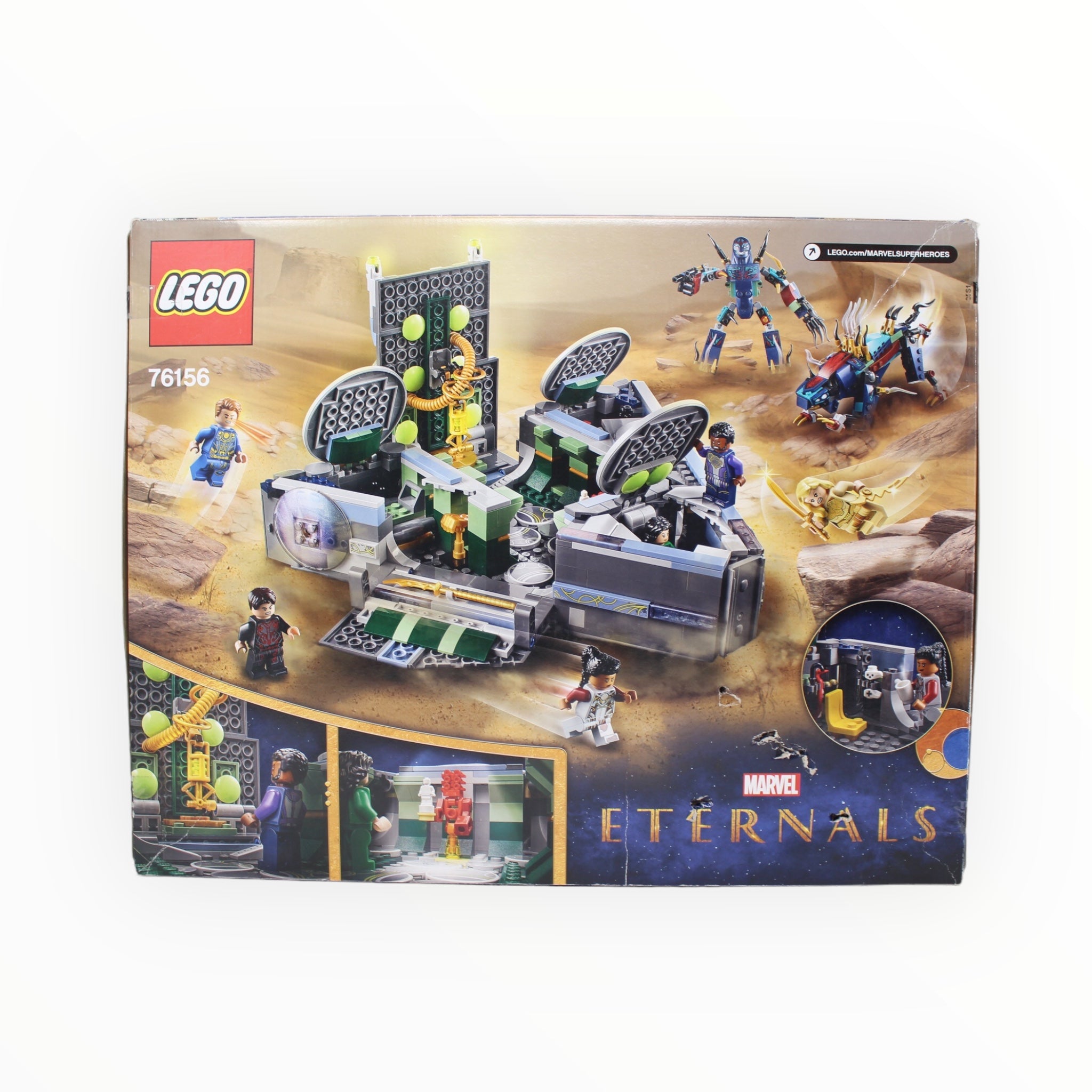 Retired Set 76156 Eternals Rise of the Domo (damaged box)