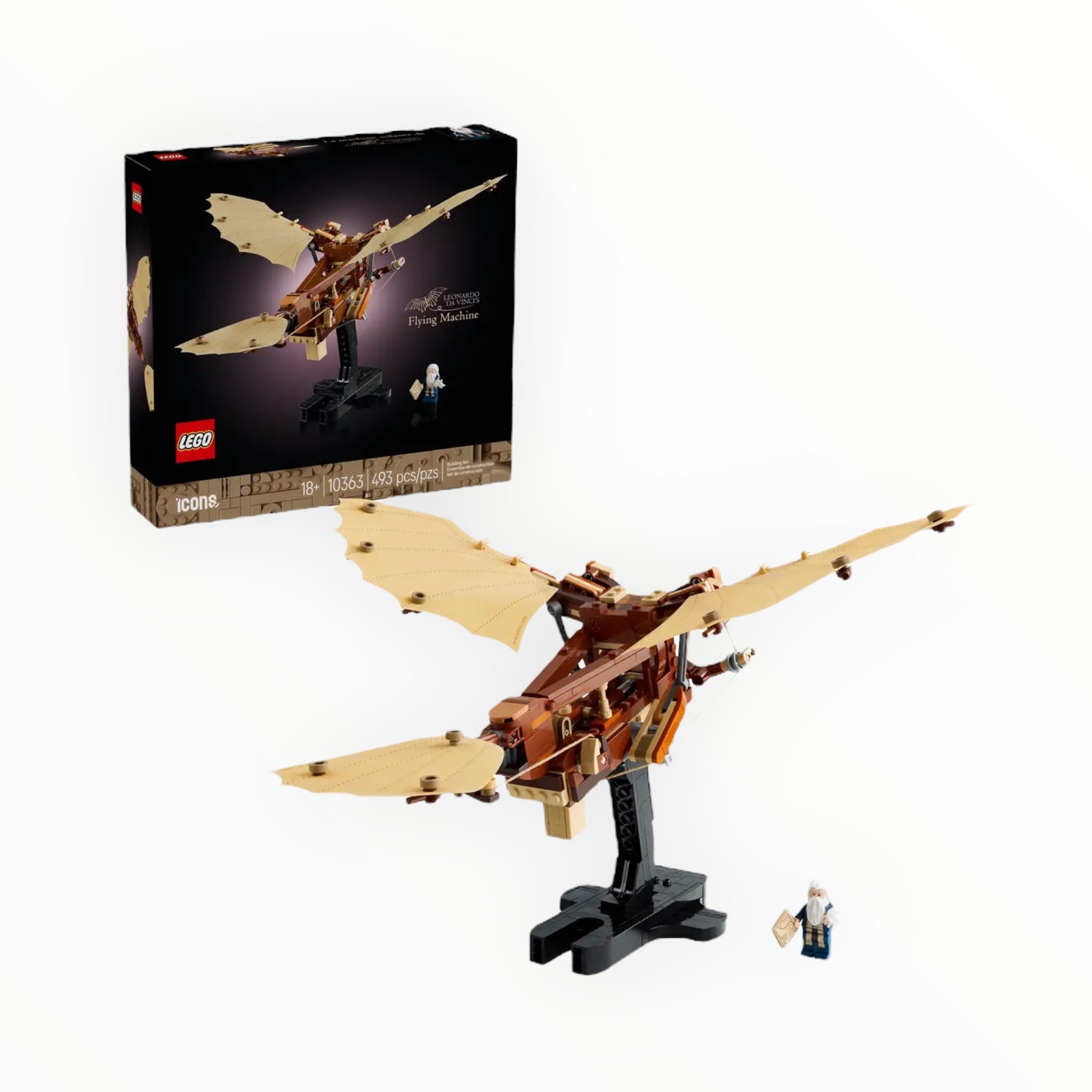 10363 Icons Leonardo da Vinci’s Flying Machine