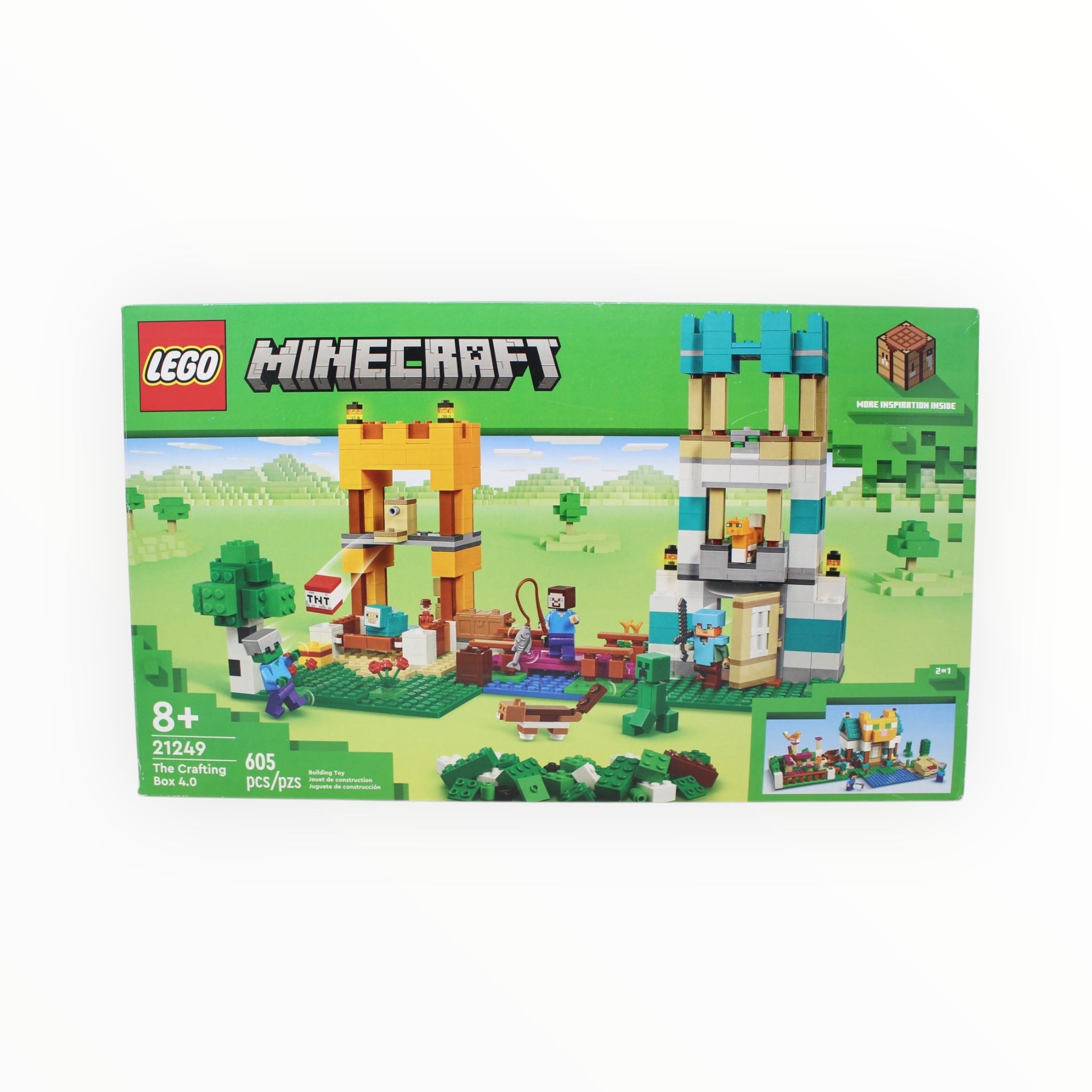 Certified Used Set 21249 Minecraft The Crafting Box 4.0