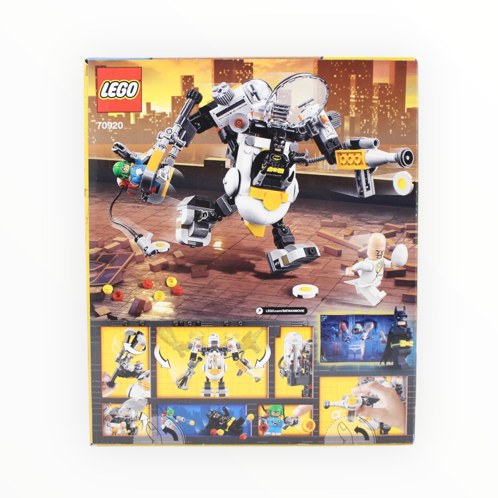 Retired Set 70920 The LEGO Batman Movie Egghead Mech Food Fight