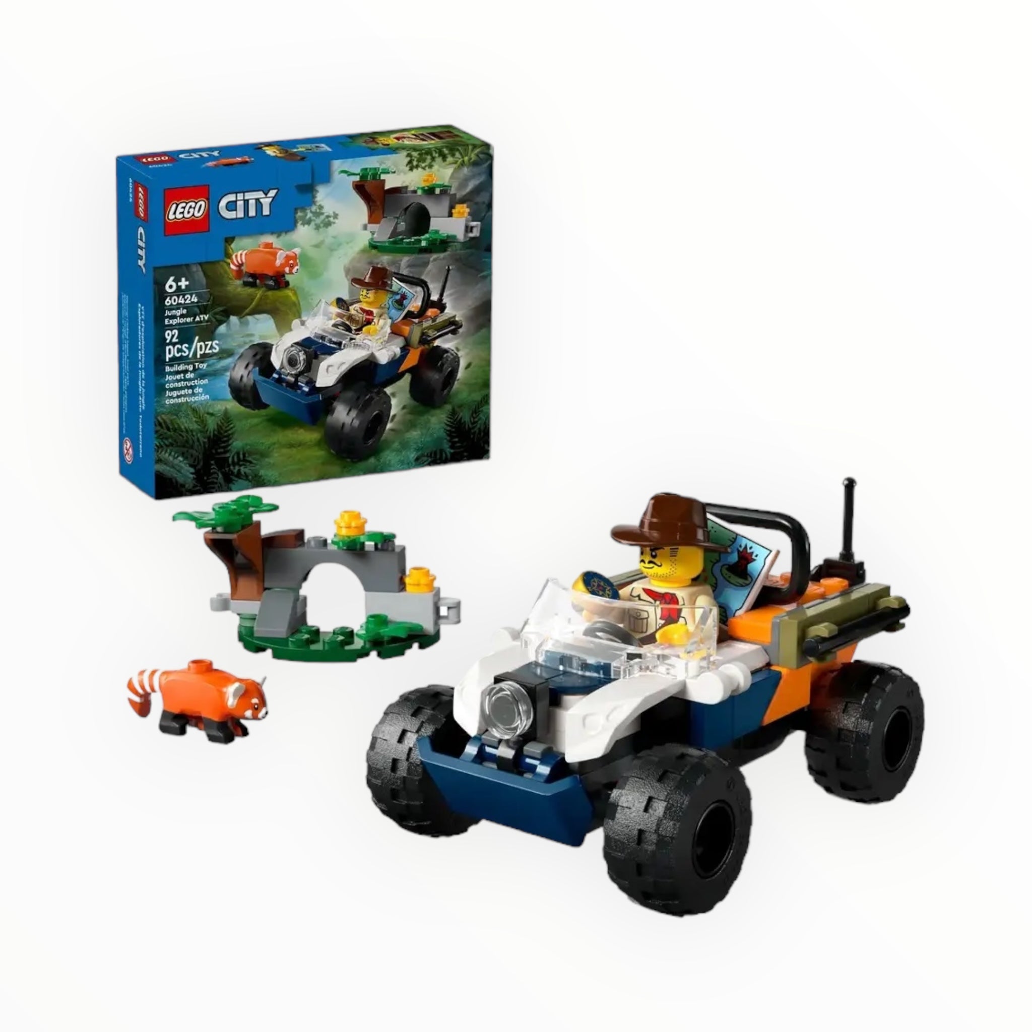 60424 City Jungle Explorer ATV Red Panda Mission