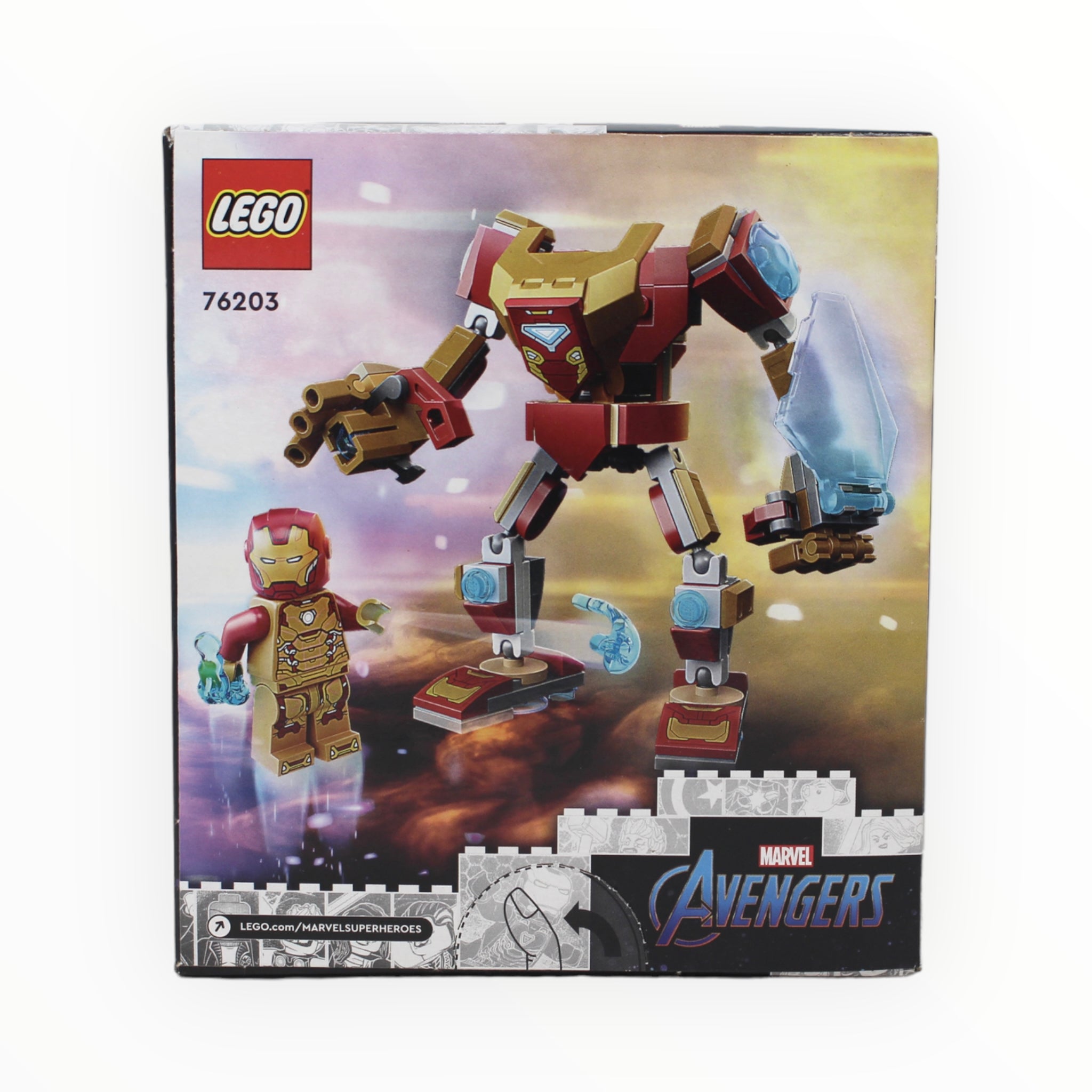 Lego marvel avengers iron man mech hot sale